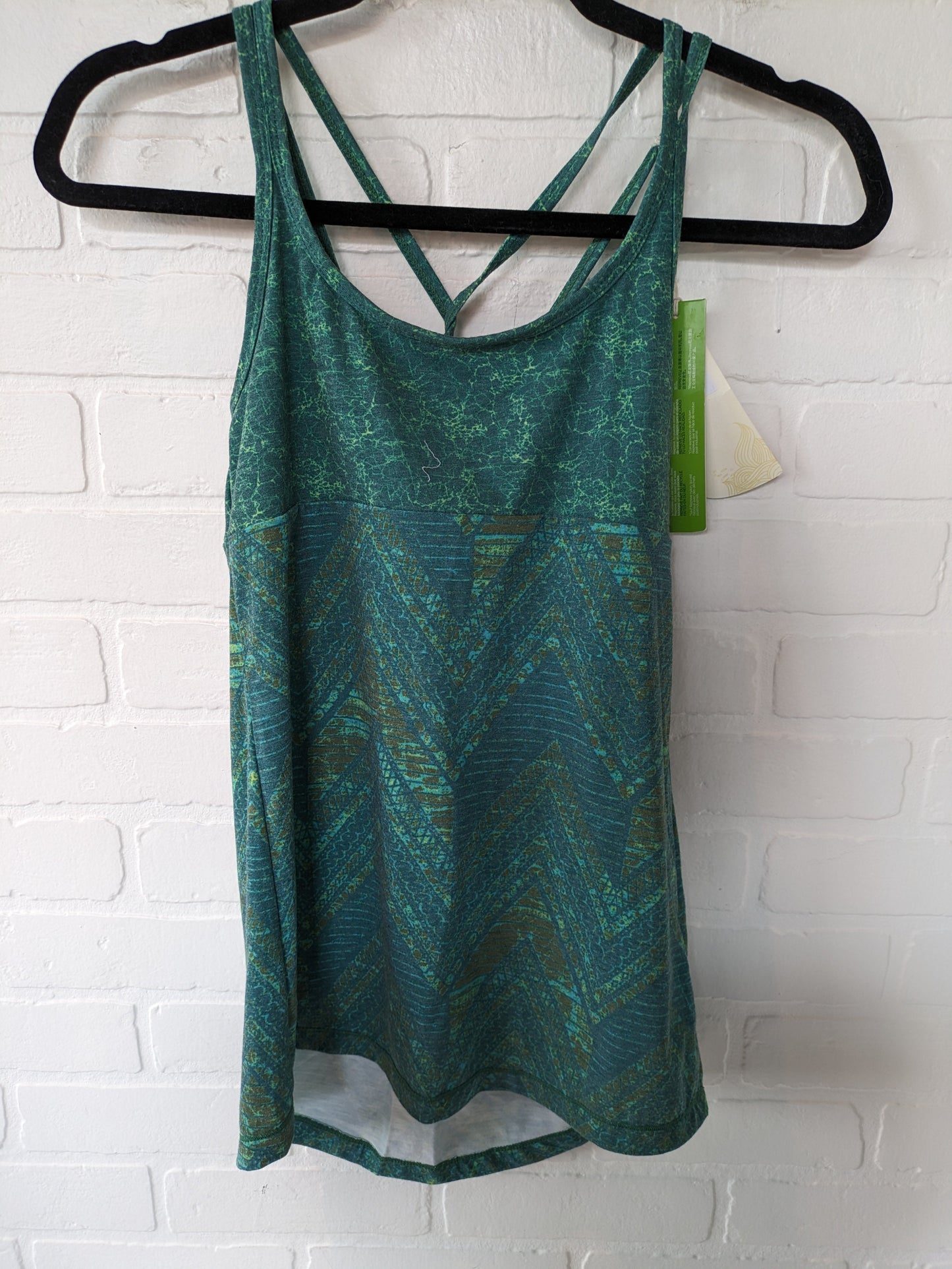 Green Athletic Tank Top Cmc, Size Xs