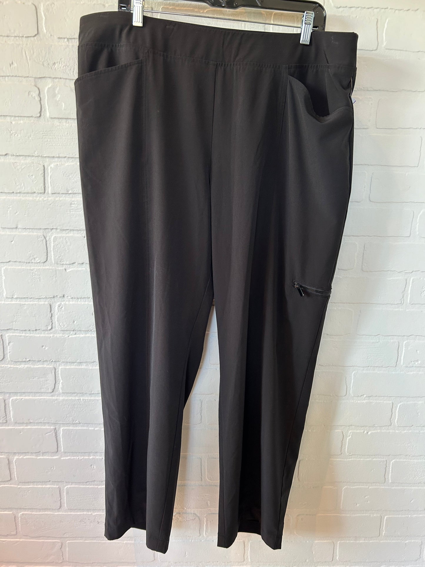 Black Athletic Pants Chicos, Size 16