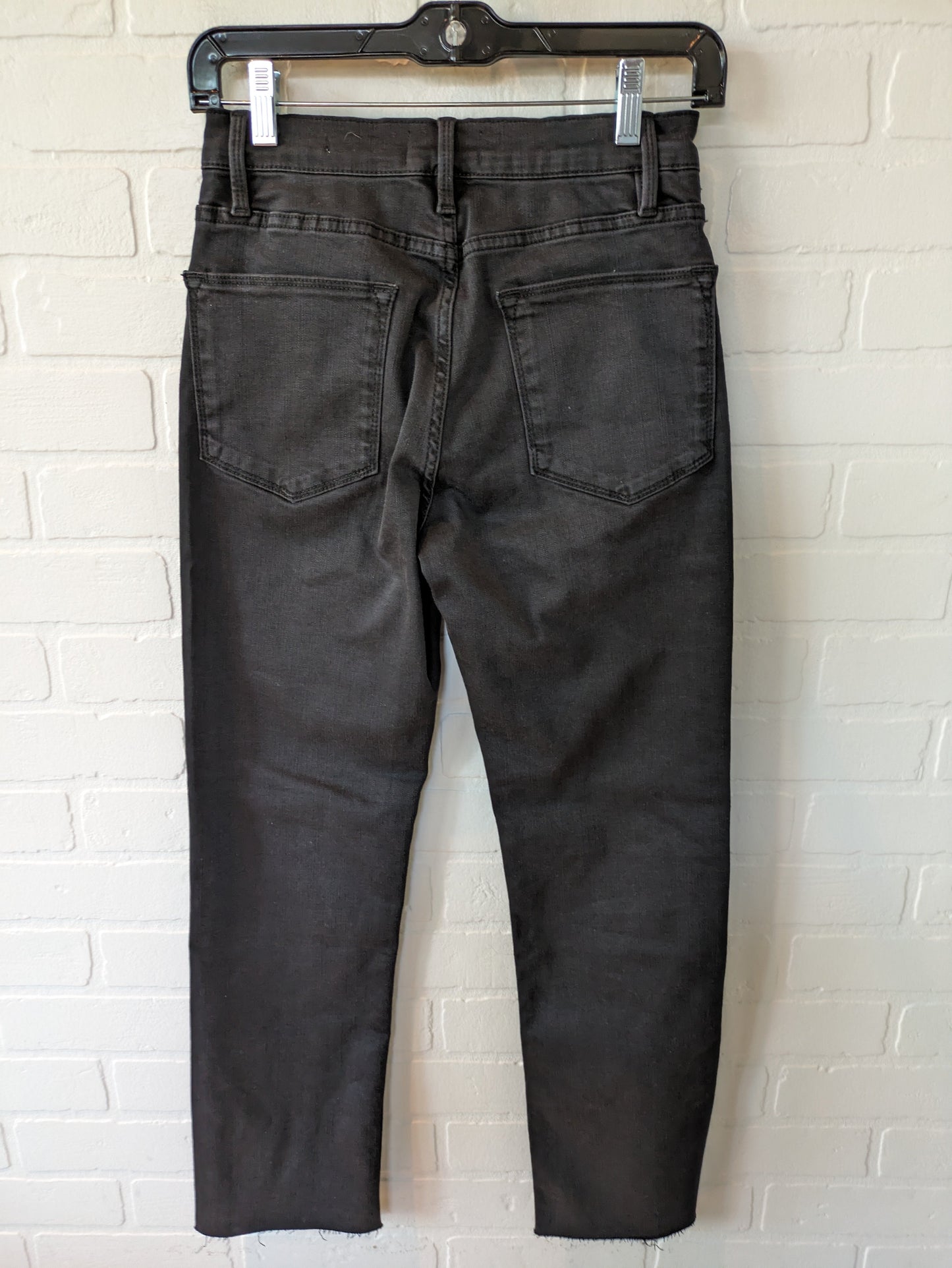 Black Jeans Straight Frame, Size 4