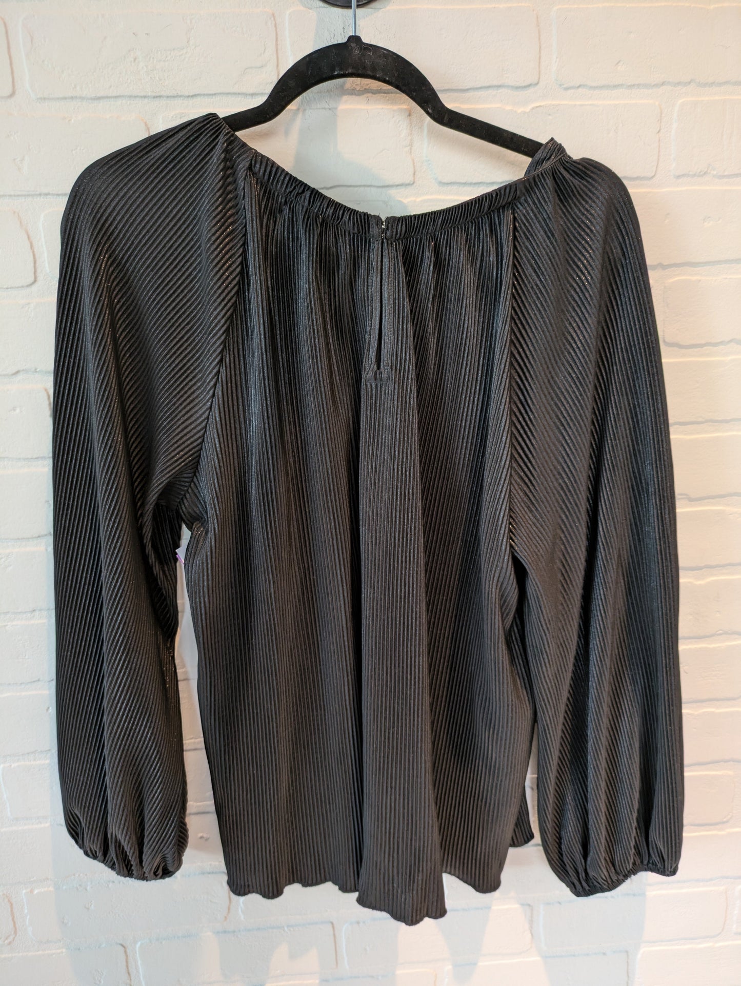 Black Top Long Sleeve Ann Taylor, Size M