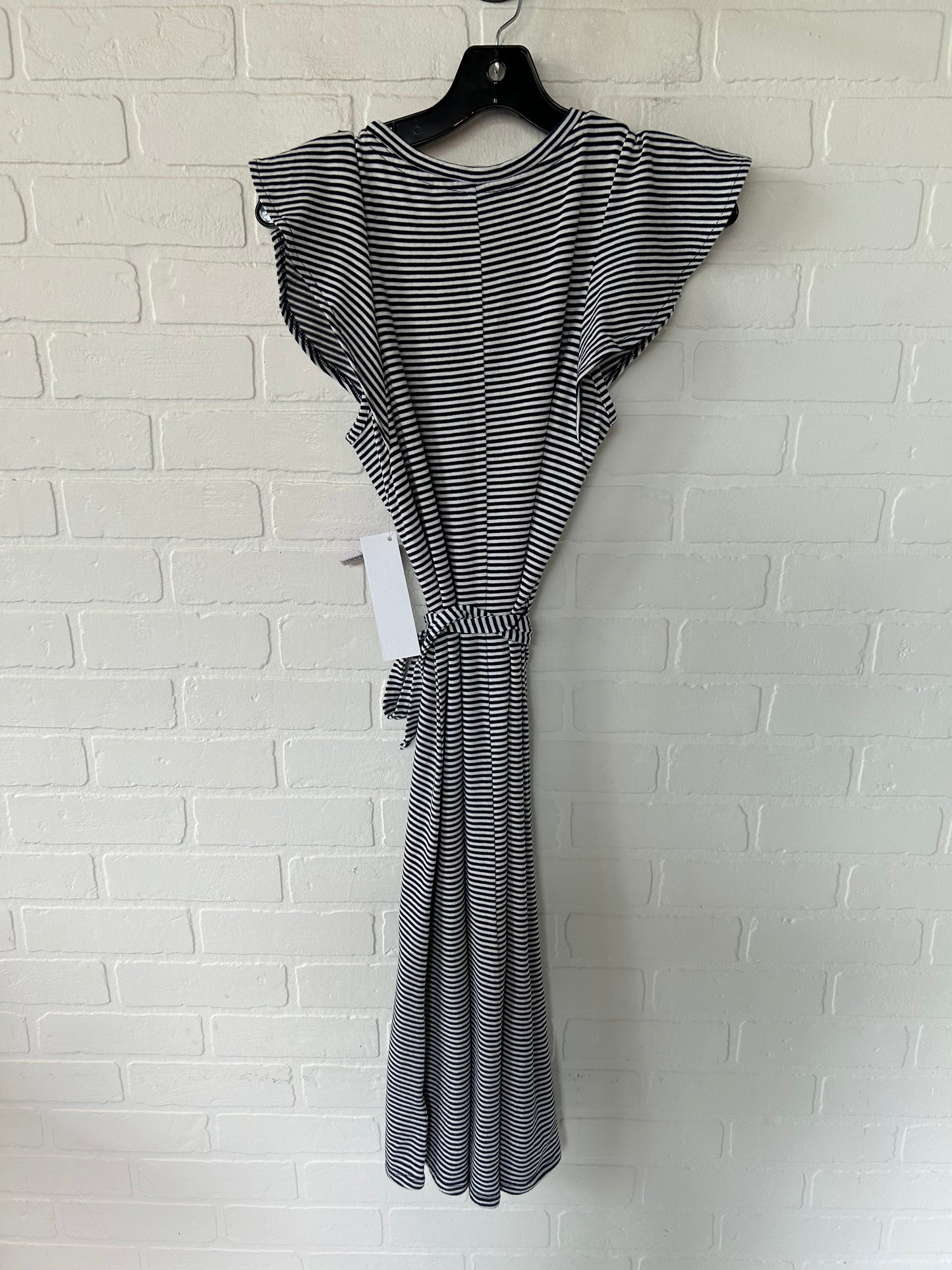 Black & White Dress Casual Midi Gap, Size Xs