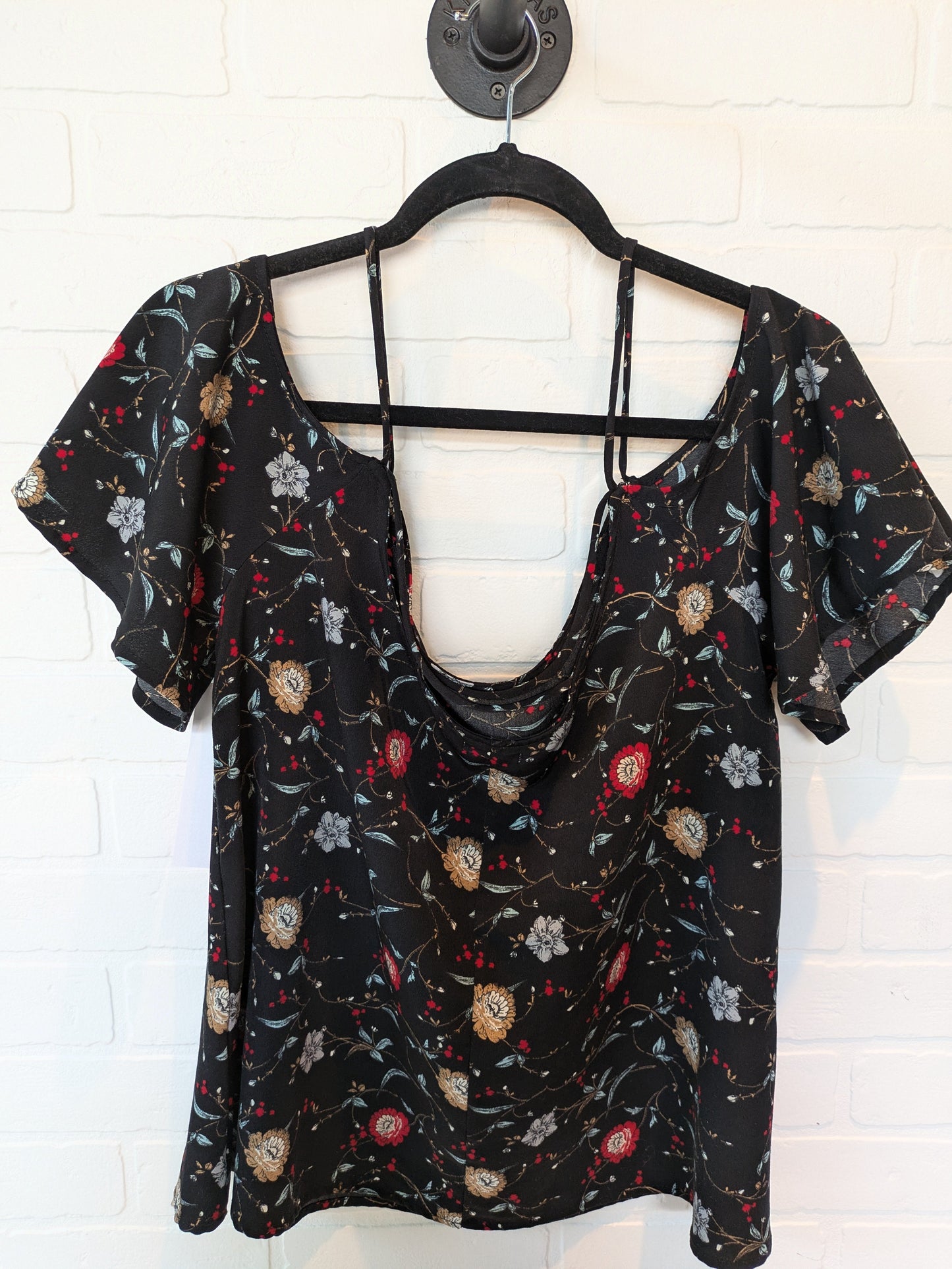 Black Top Short Sleeve Bp, Size L