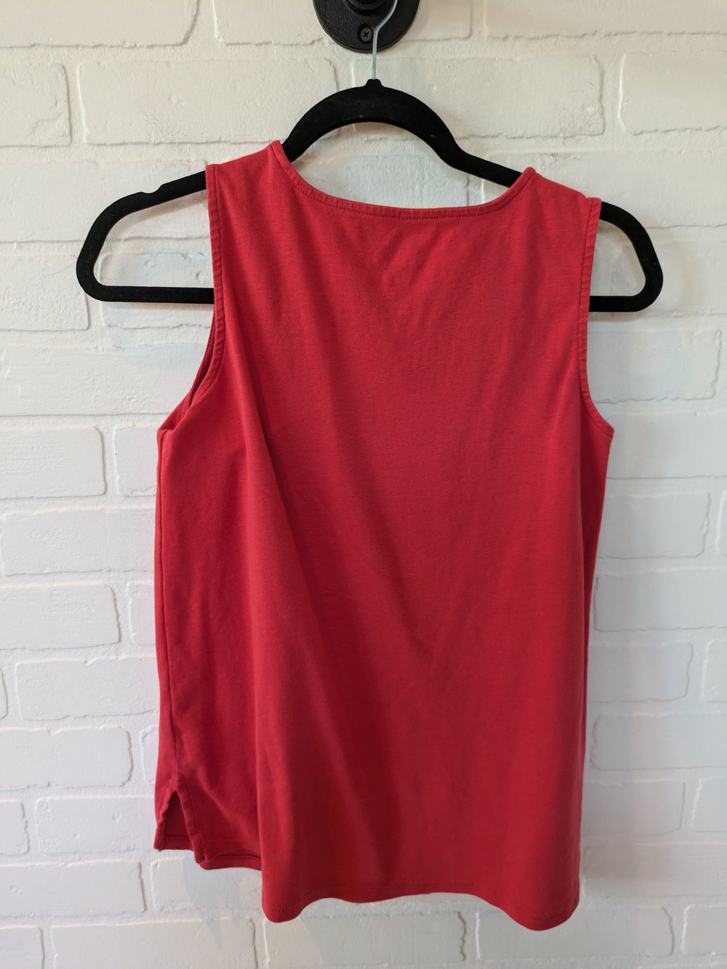 Red Top Sleeveless Basic J. Jill, Size Xs