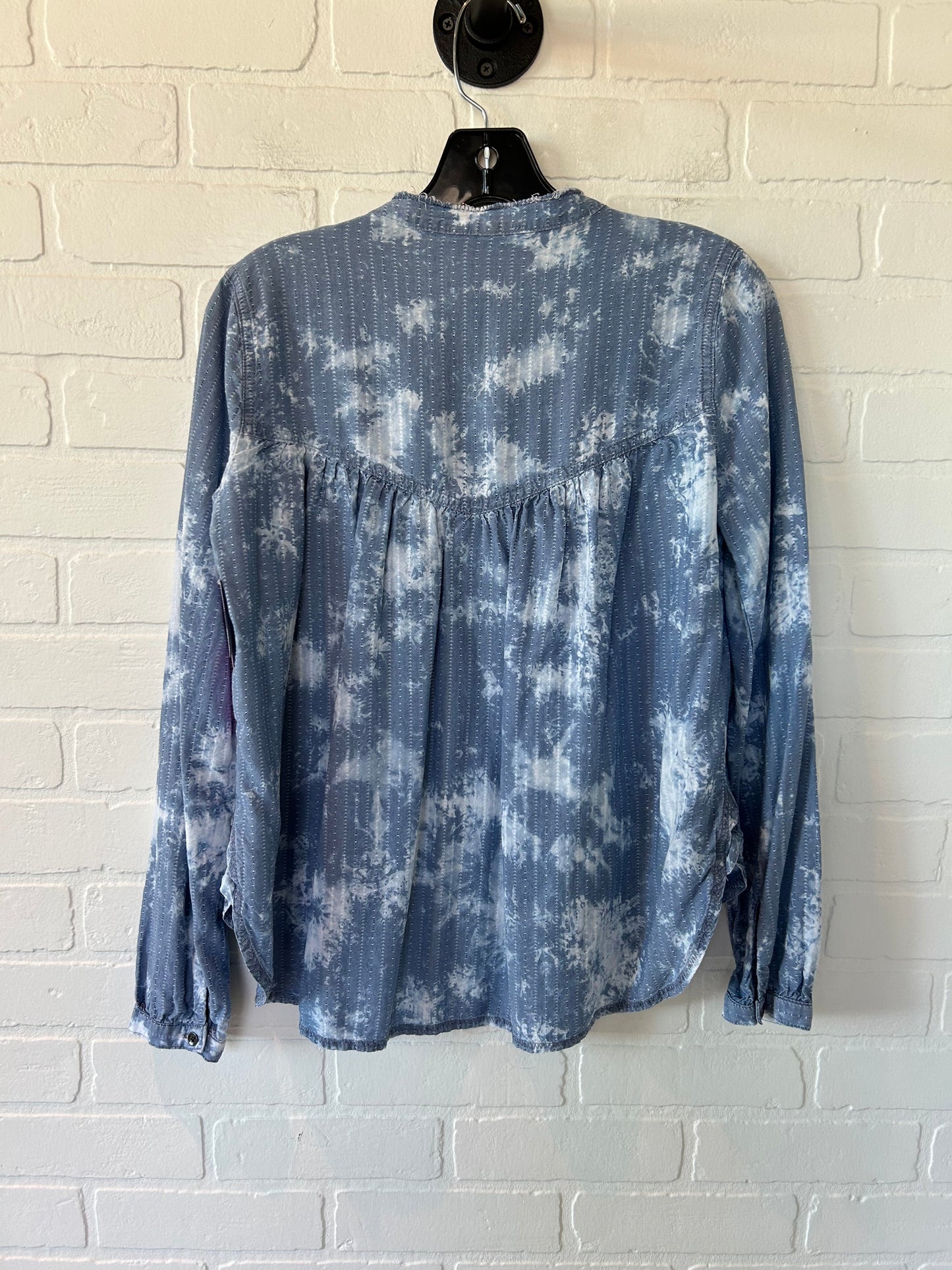 Blue & White Top Long Sleeve William Rast, Size Xs