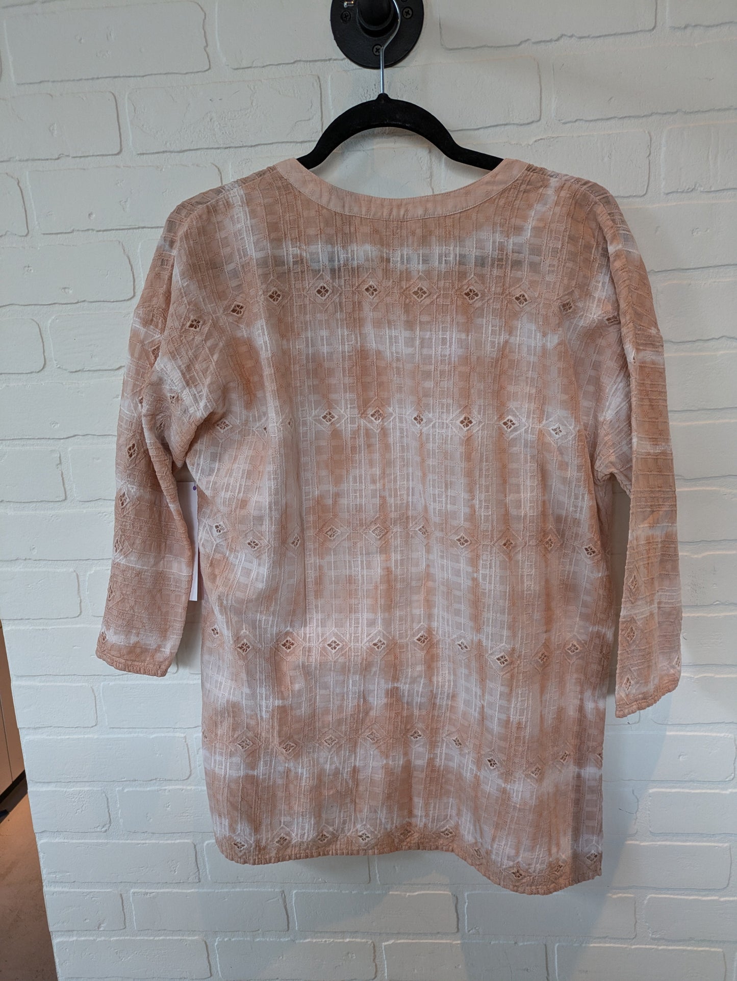 Peach Top Long Sleeve Pure Jill, Size S