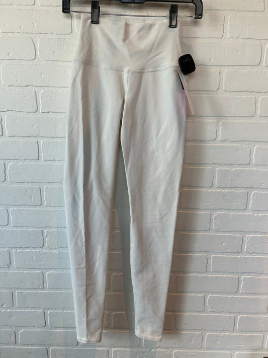 Cream Athletic Leggings Alo, Size 00