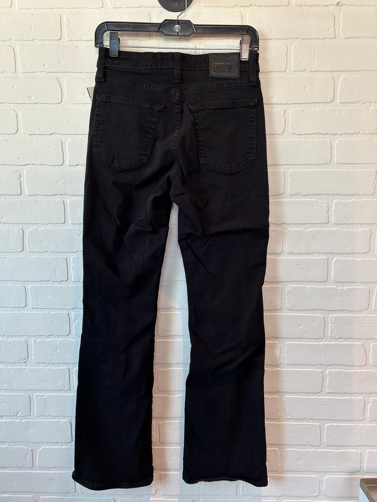 Black Jeans Boot Cut Levis, Size 8