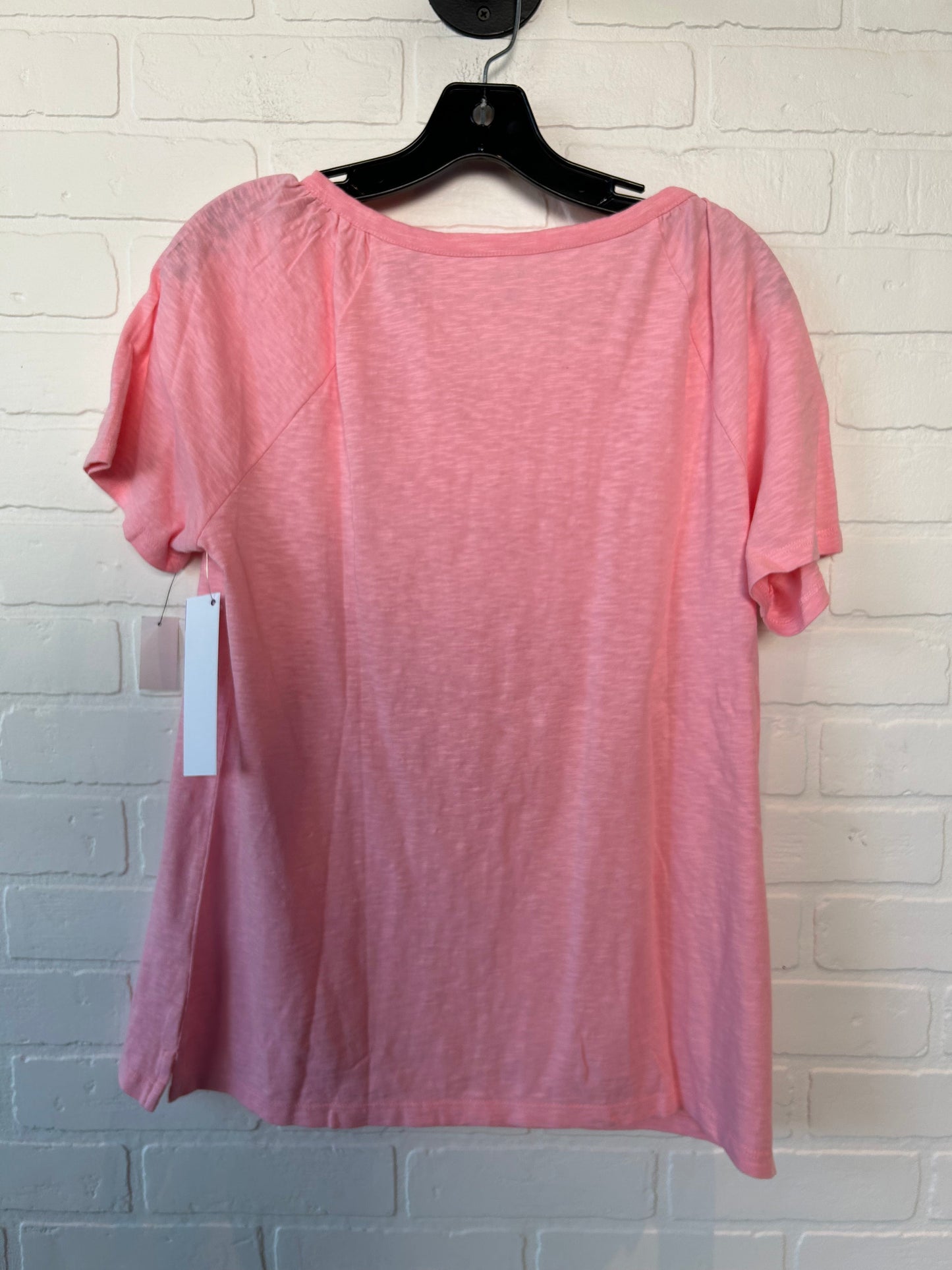 Pink Top Short Sleeve Basic Talbots, Size M