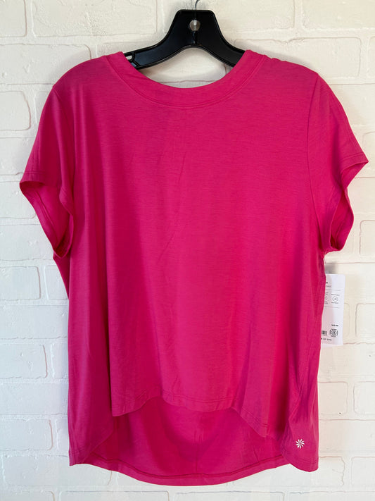 Pink Athletic Top Short Sleeve Athleta, Size Xs