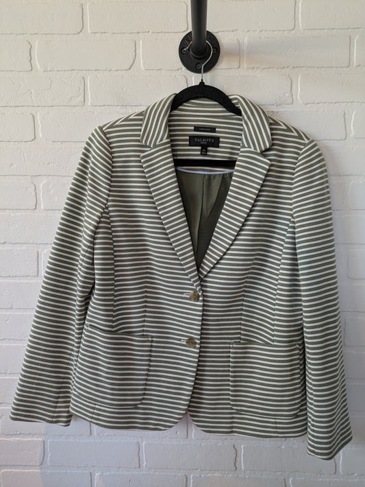 Green & White Blazer Talbots, Size M