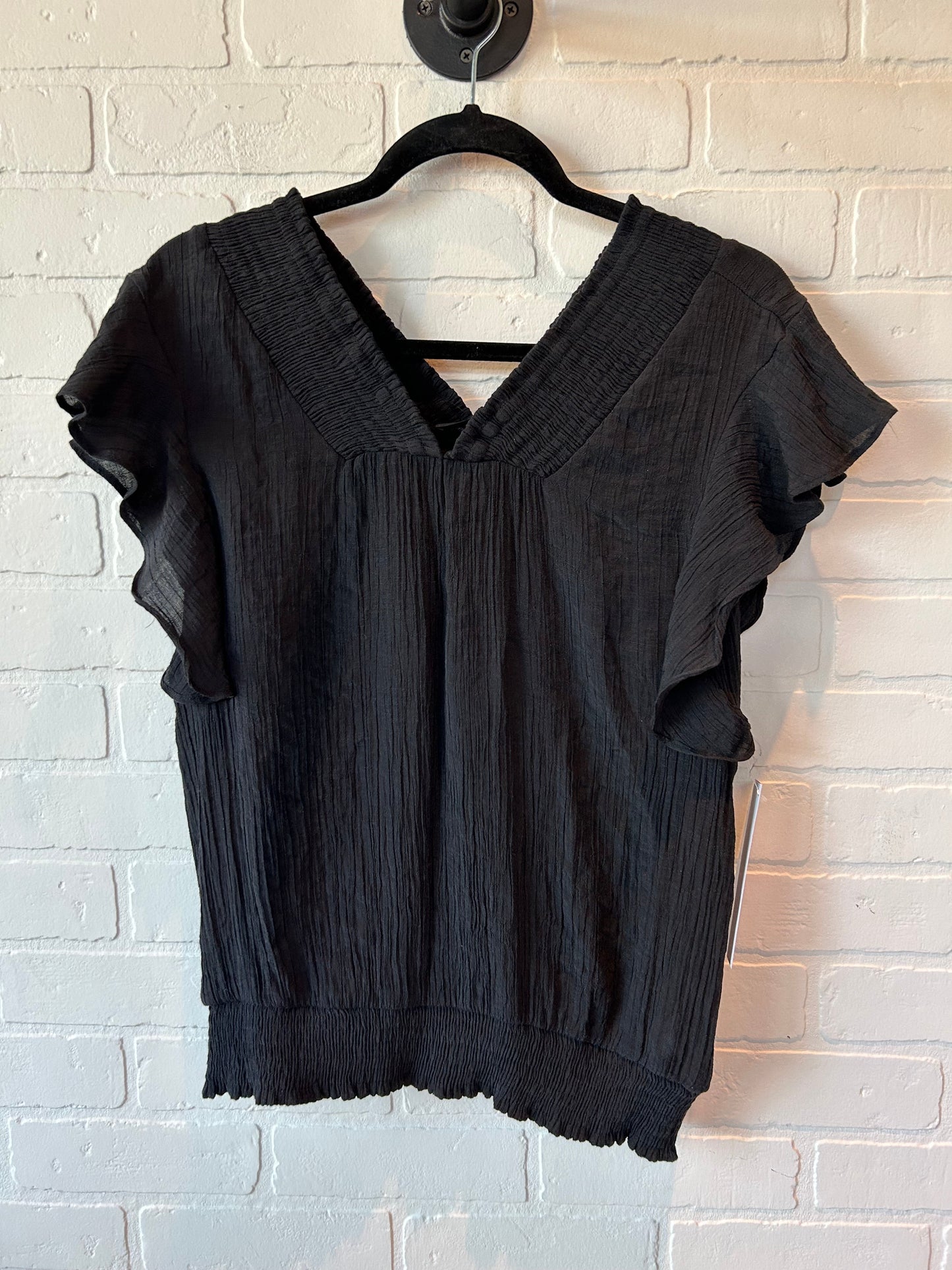 Black Top Short Sleeve Doe & Rae, Size S