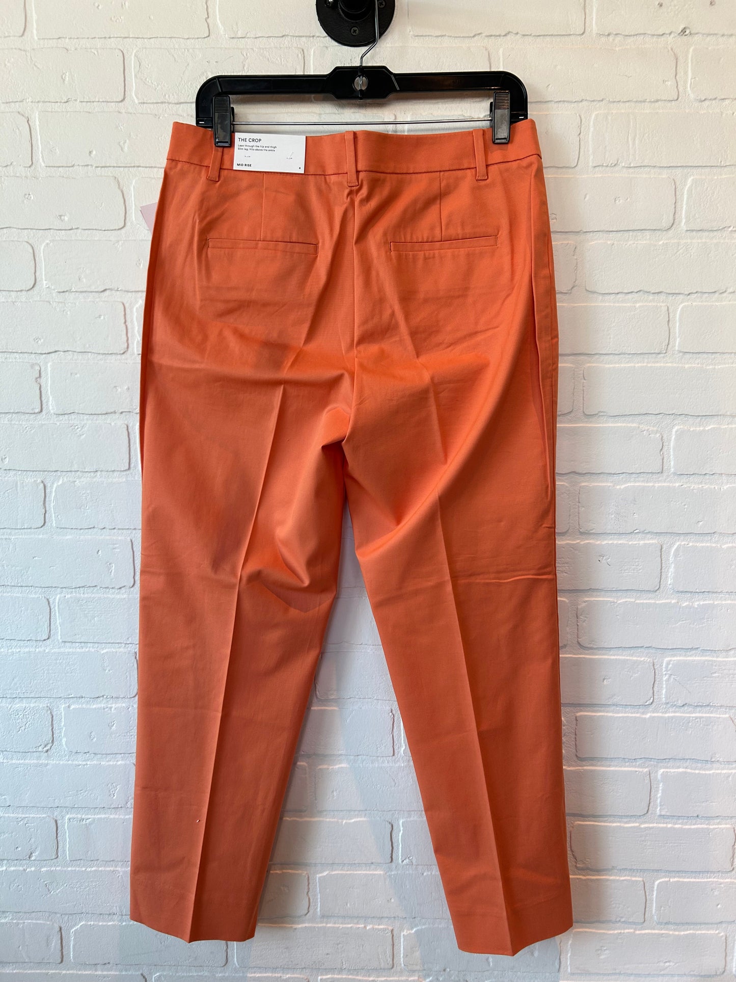 Orange Pants Cropped Ann Taylor, Size 6