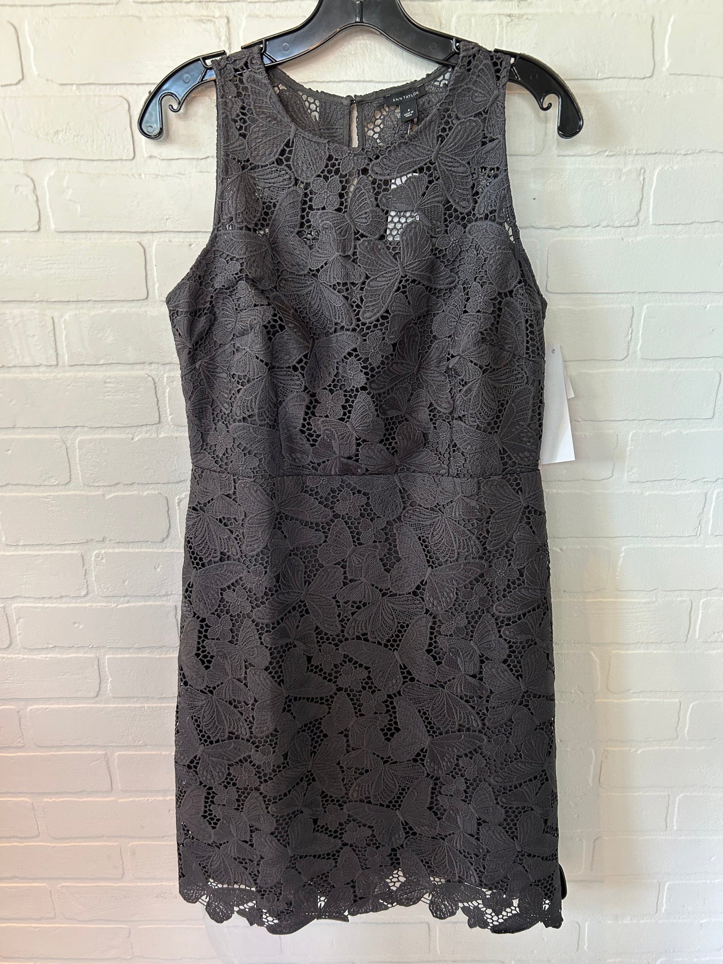 Grey Dress Party Midi Ann Taylor, Size M