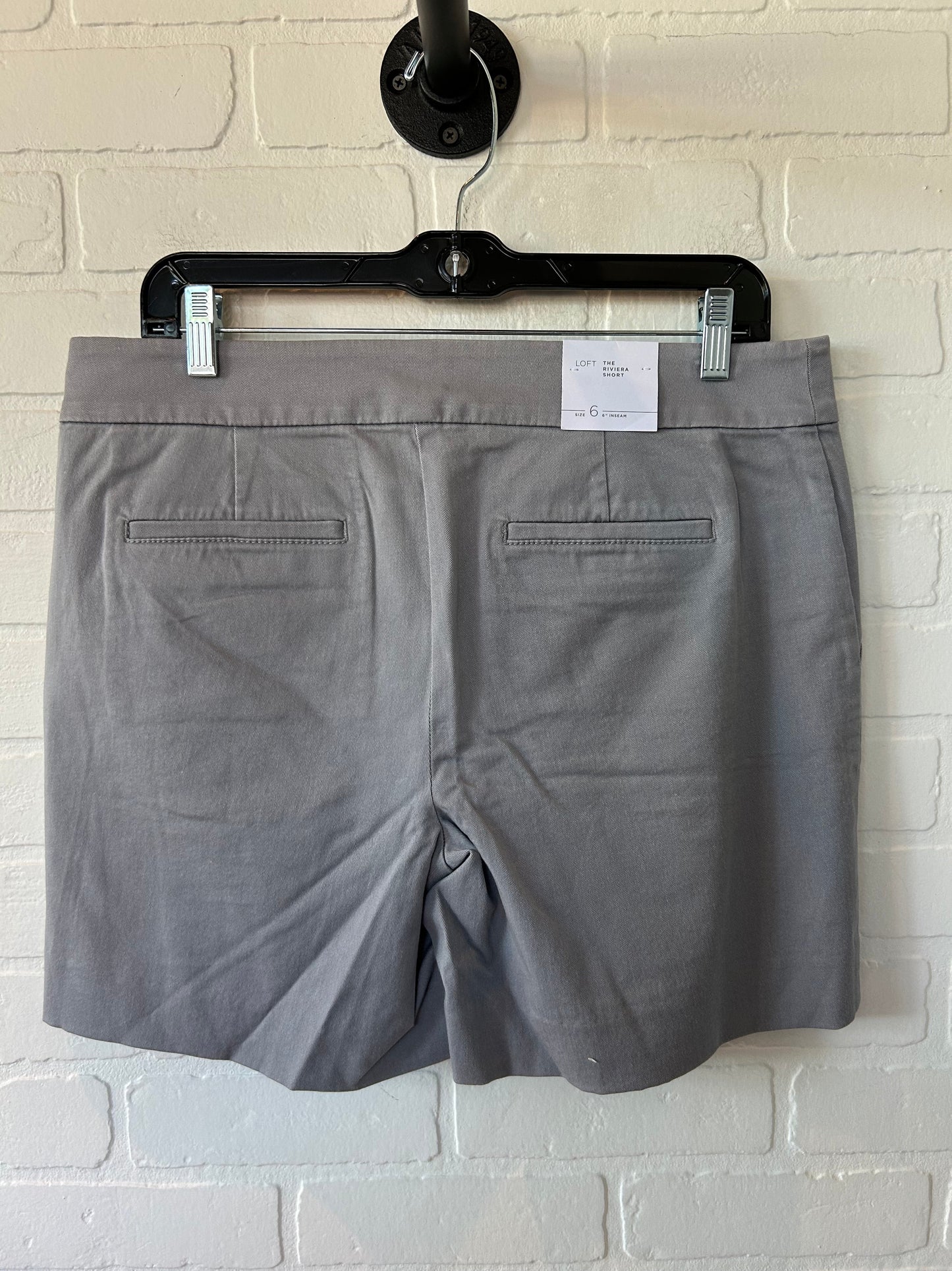 Grey Shorts Loft, Size 6