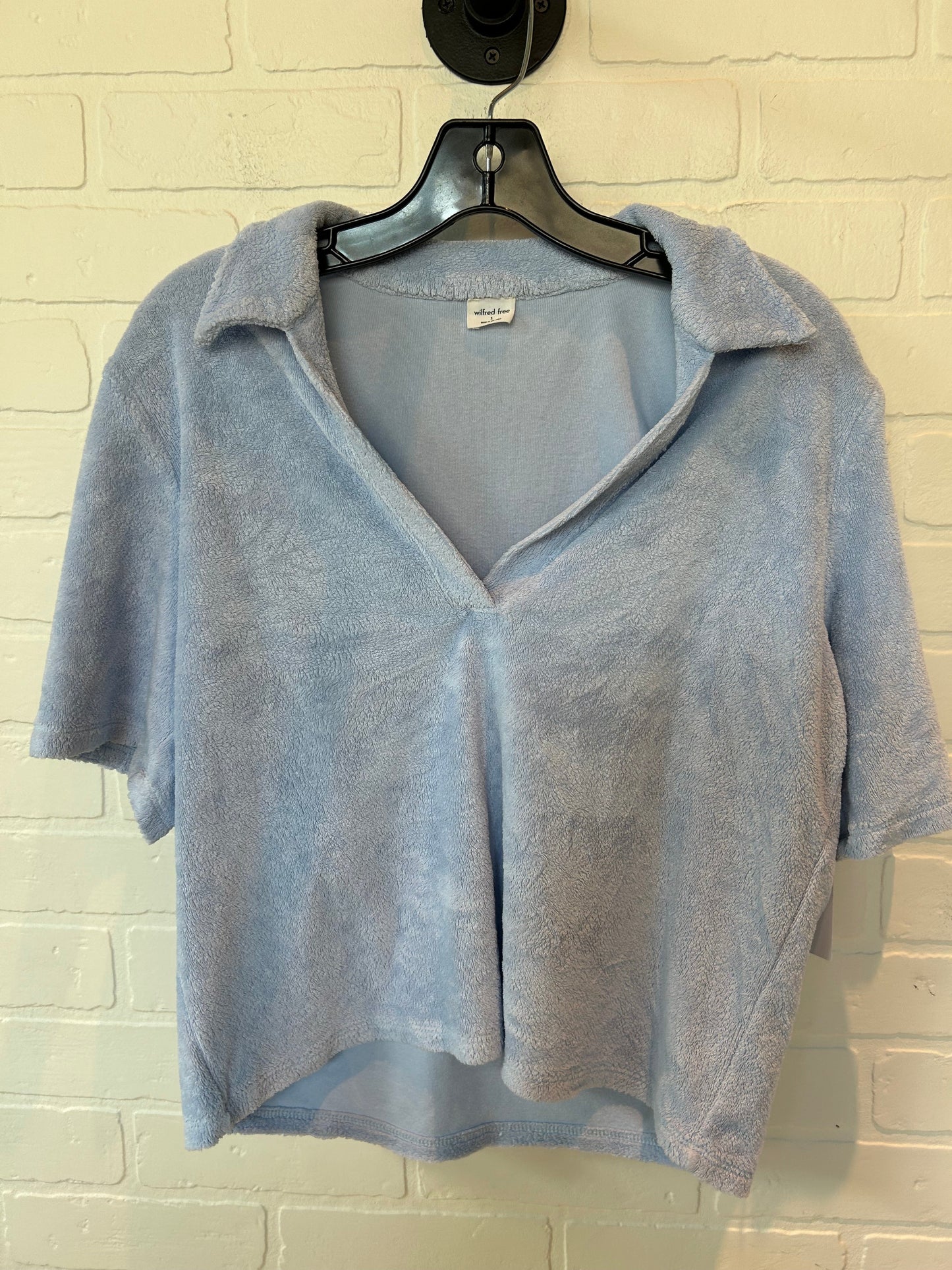 Blue Top Short Sleeve Wilfred Free, Size S