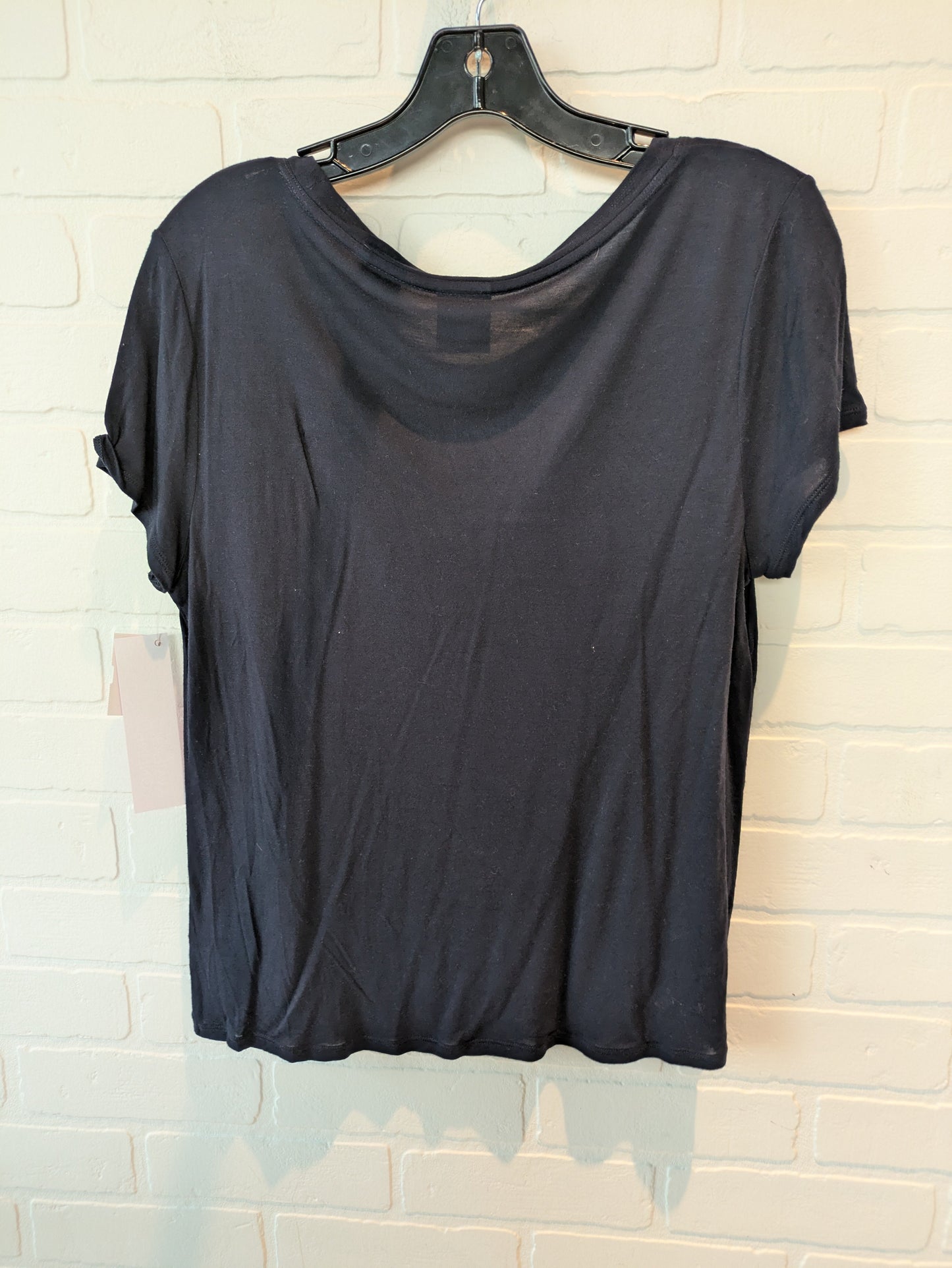 Navy Top Short Sleeve Basic Cabi, Size M