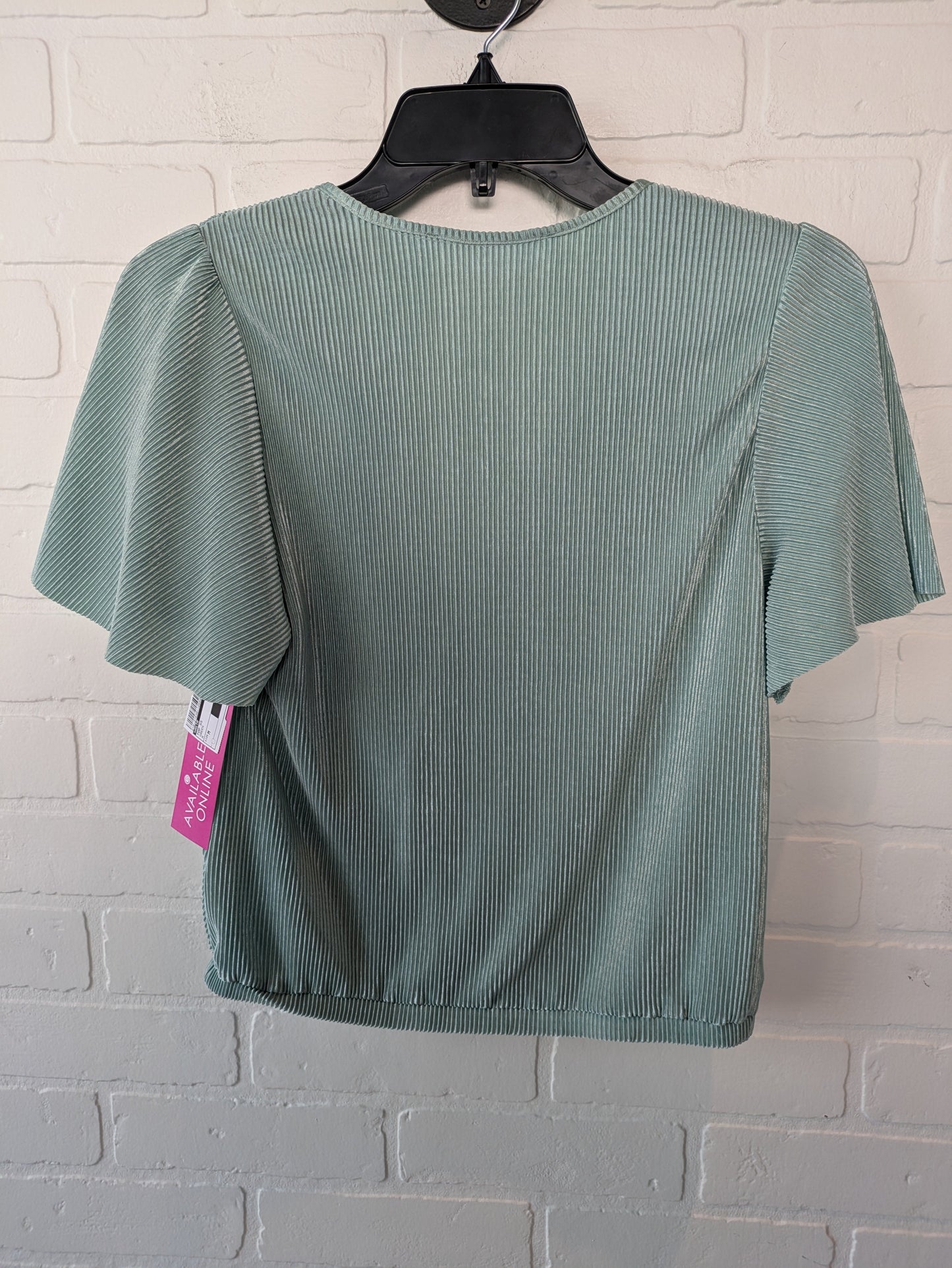 Green Top Short Sleeve Astr, Size M