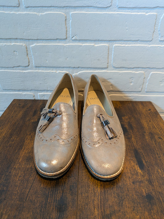 Bronze Shoes Flats ARA, Size 7.5