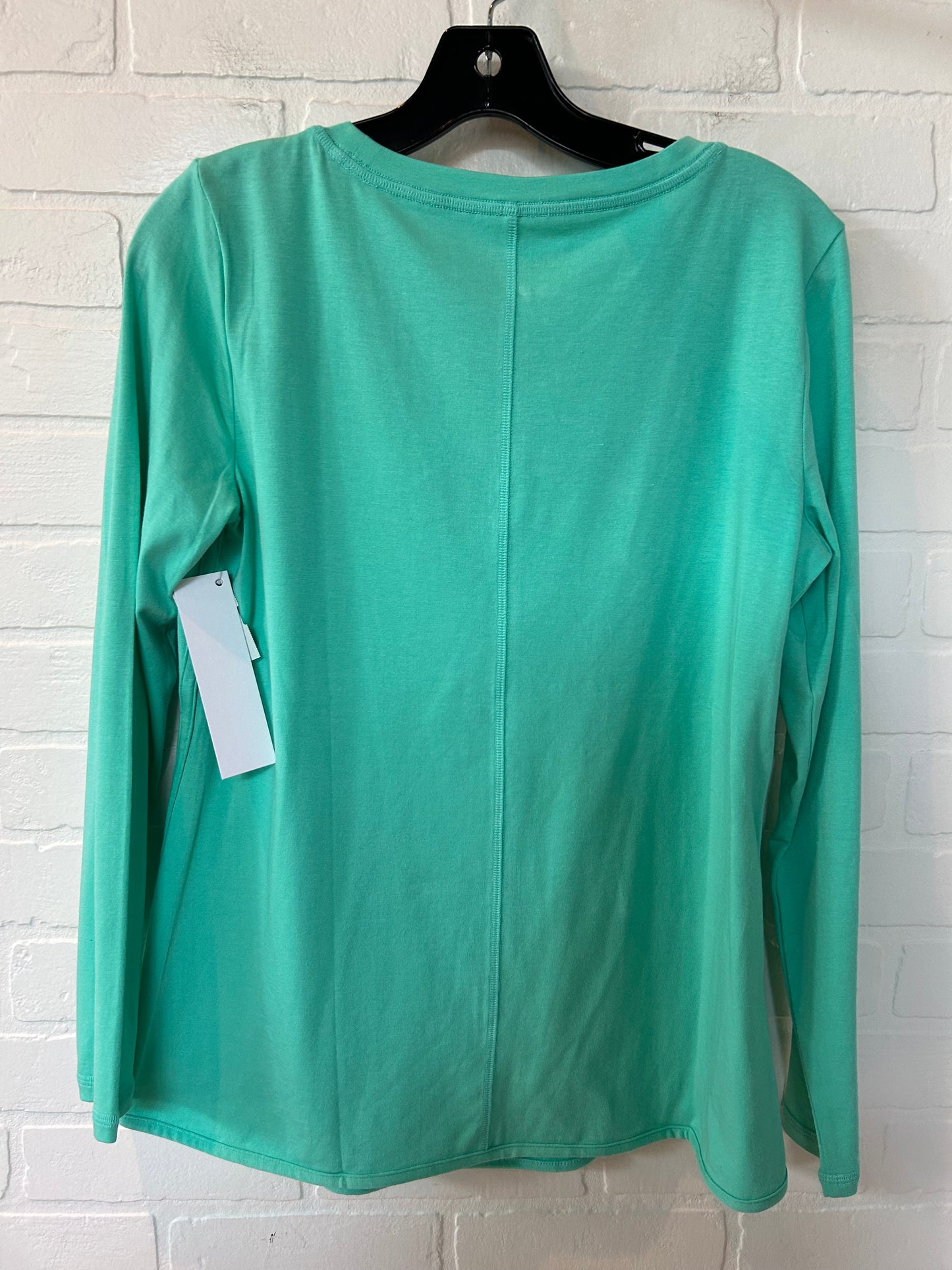 Green Top Long Sleeve Basic Talbots, Size M