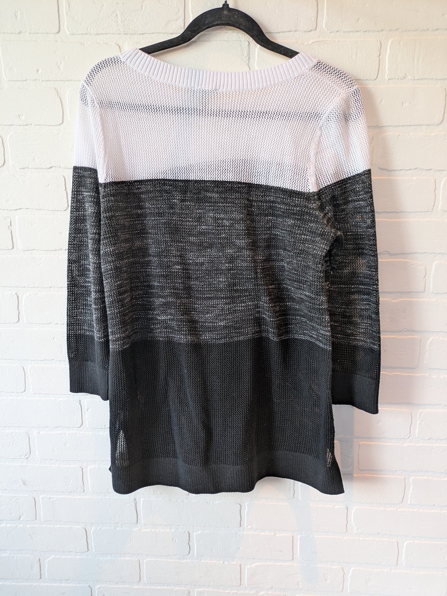 Black & White Top Long Sleeve Talbots, Size M