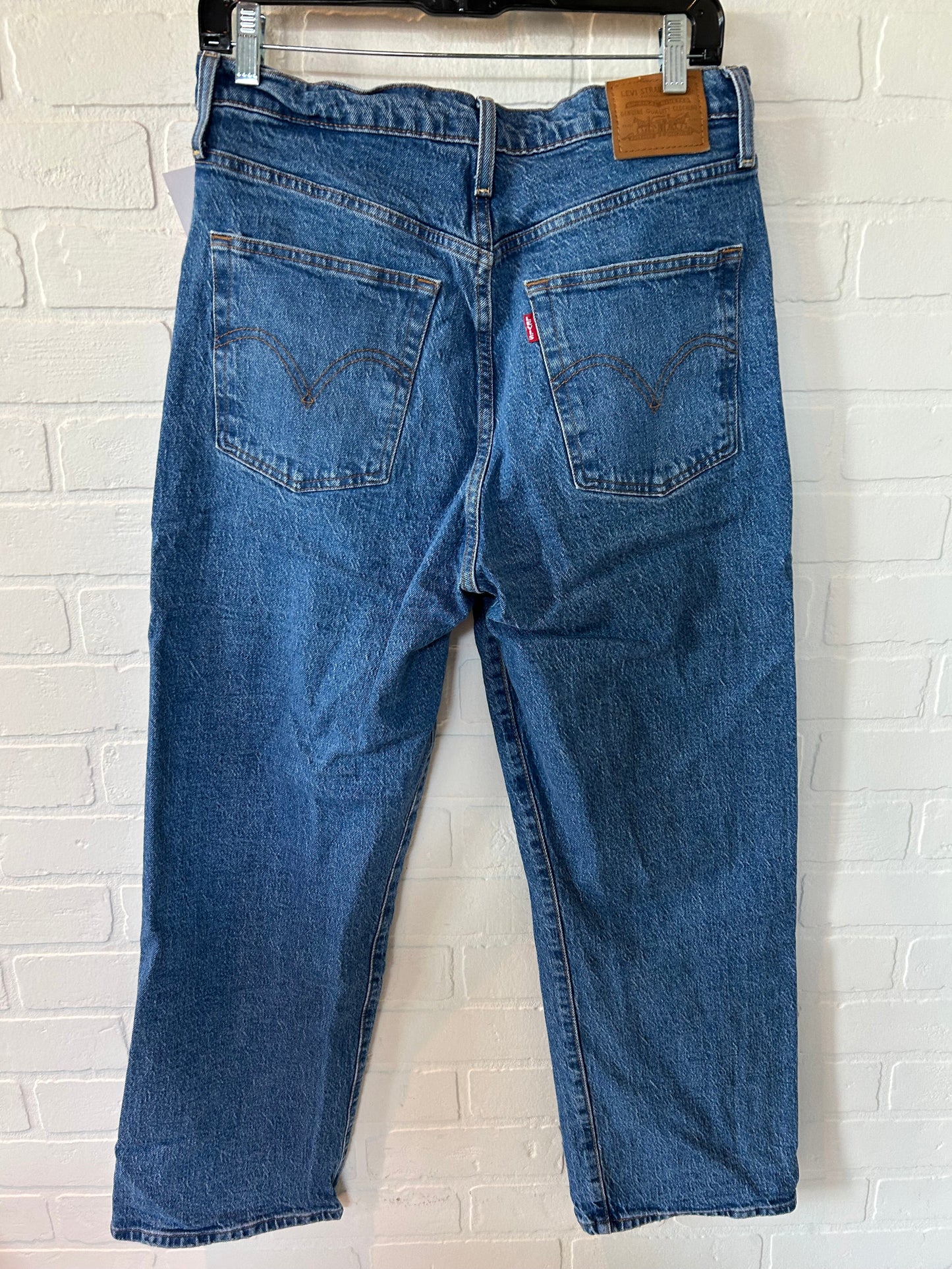 Blue Denim Jeans Straight Levis, Size 14