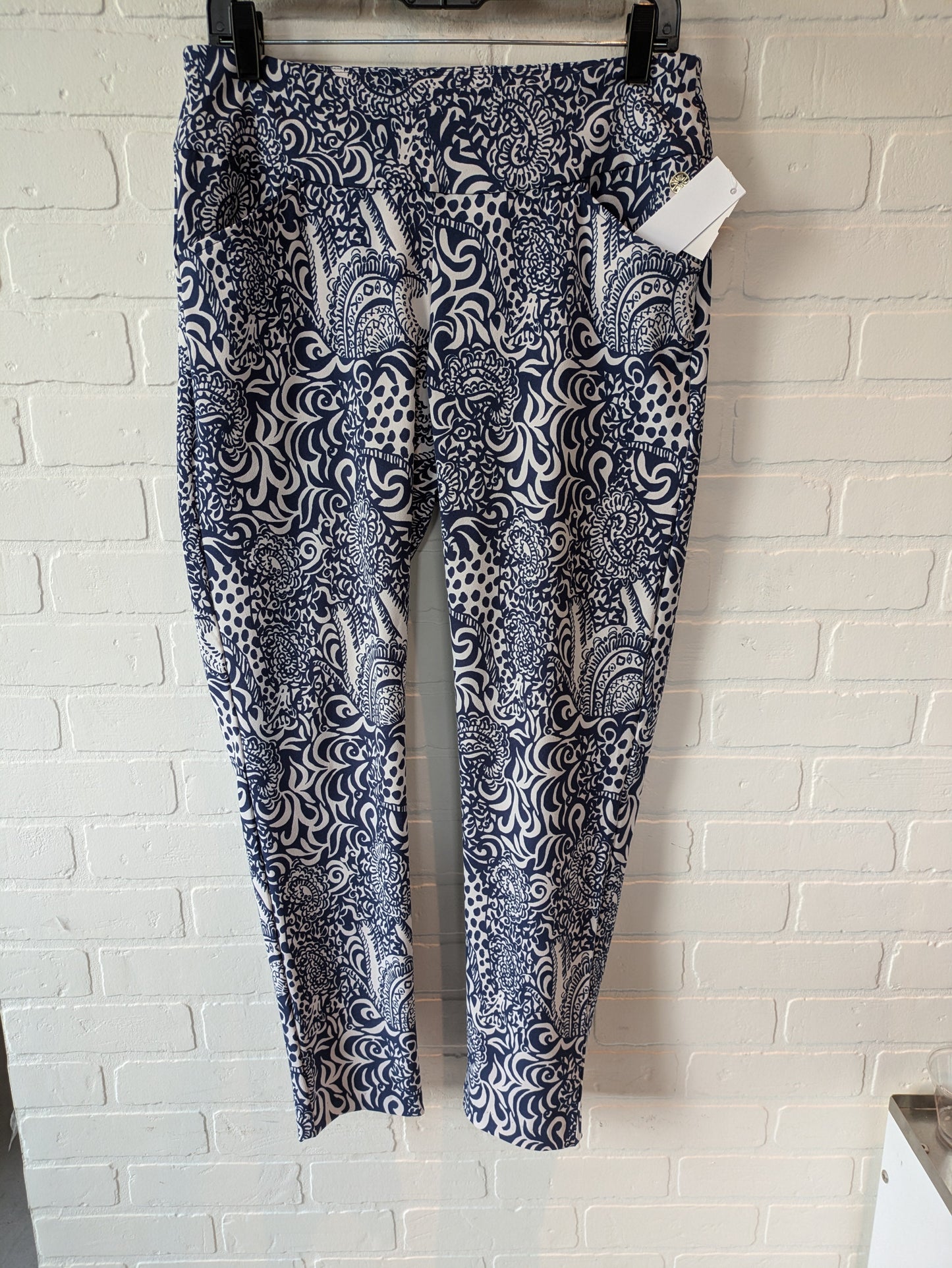 Blue & White Pants Designer Lilly Pulitzer, Size 10