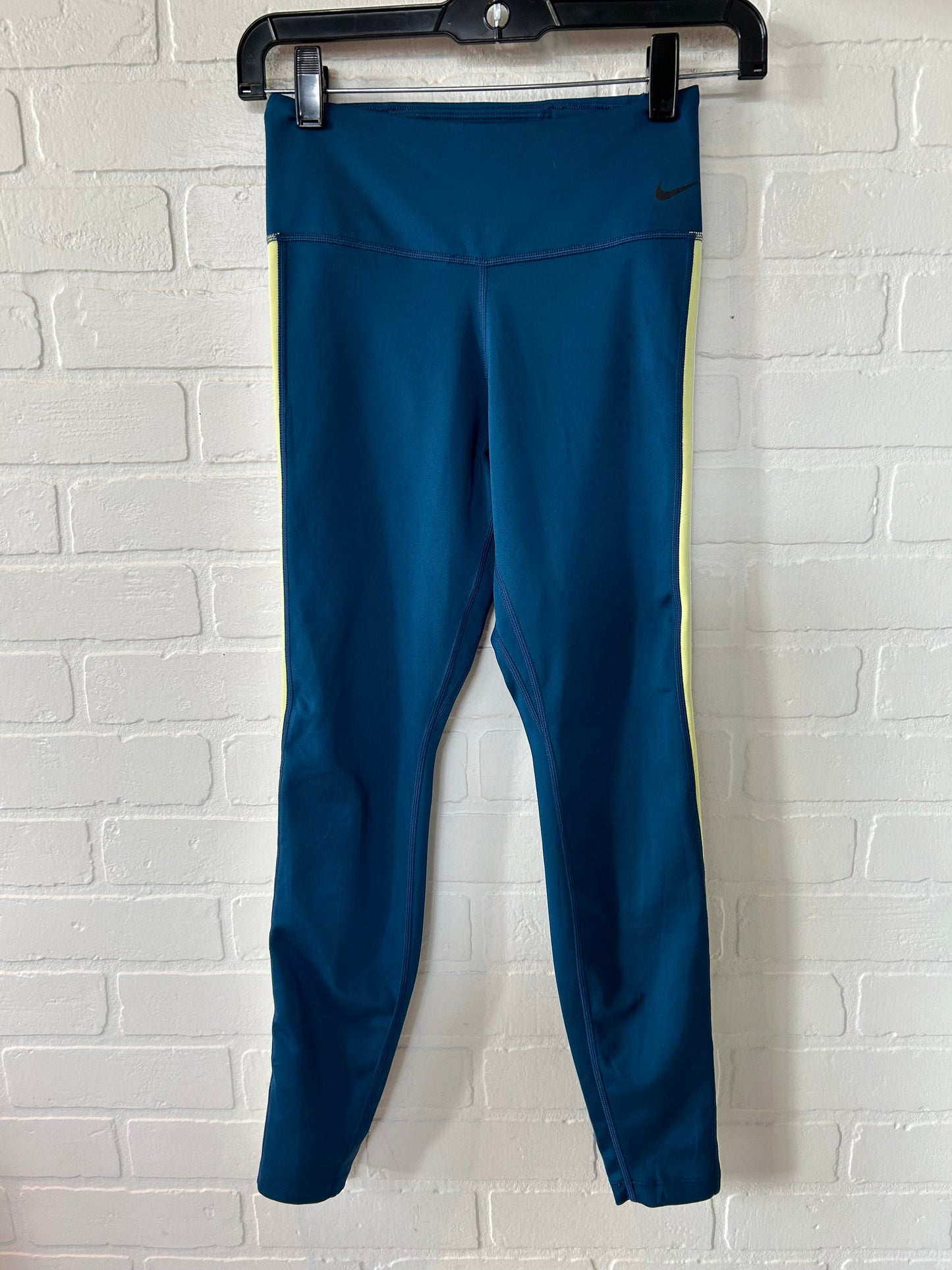 Blue & Green Athletic Leggings Nike Apparel, Size 0