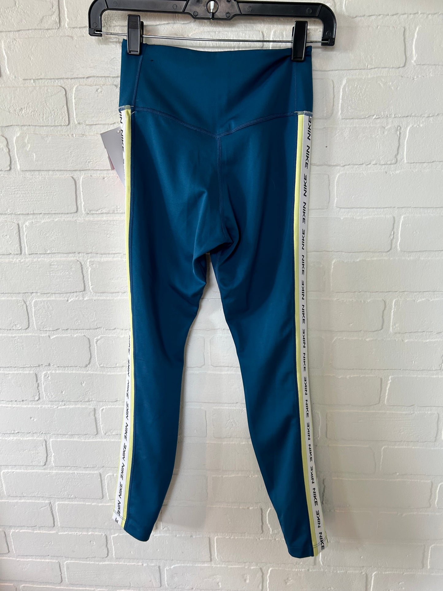 Blue & Green Athletic Leggings Nike Apparel, Size 0