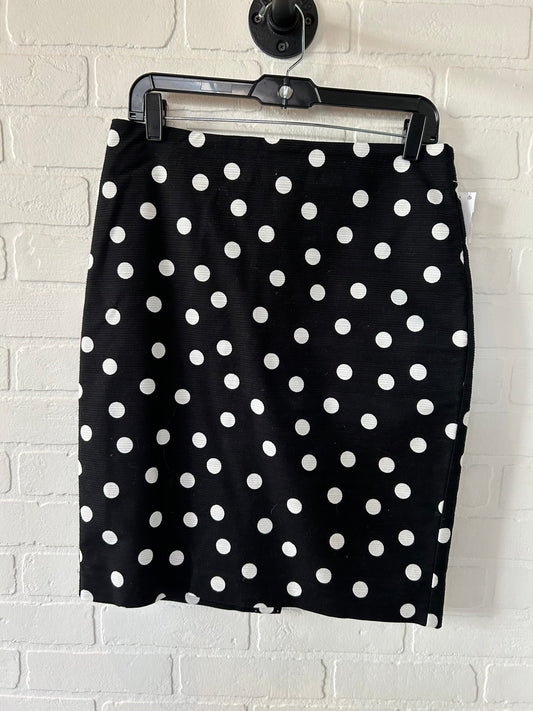 Black & White Skirt Midi Ann Taylor, Size 6