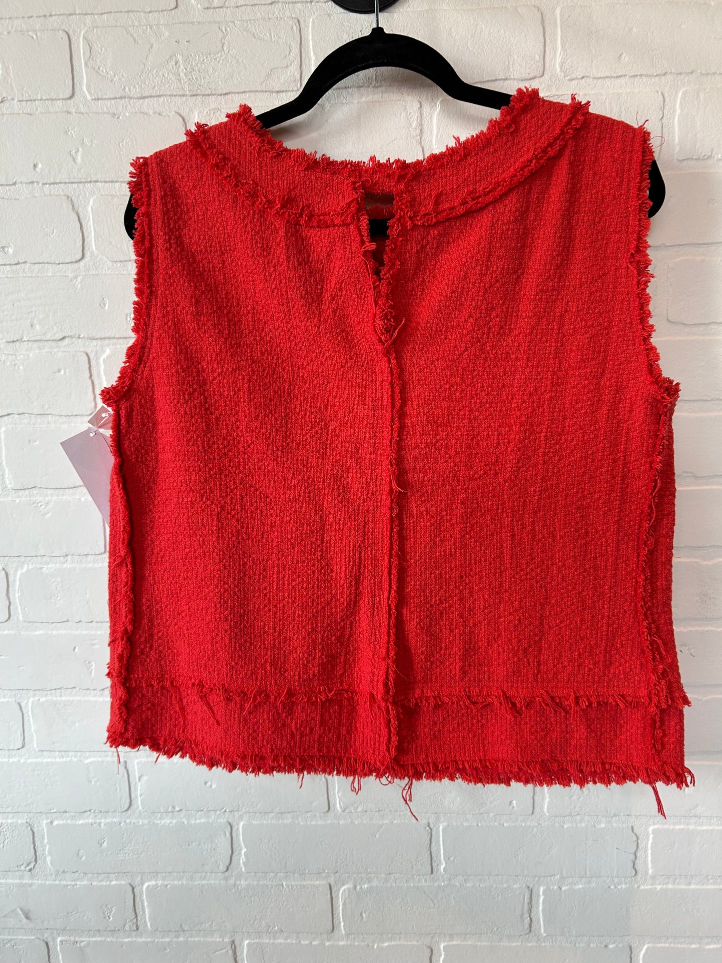 Orange Top Sleeveless Zara, Size Xl