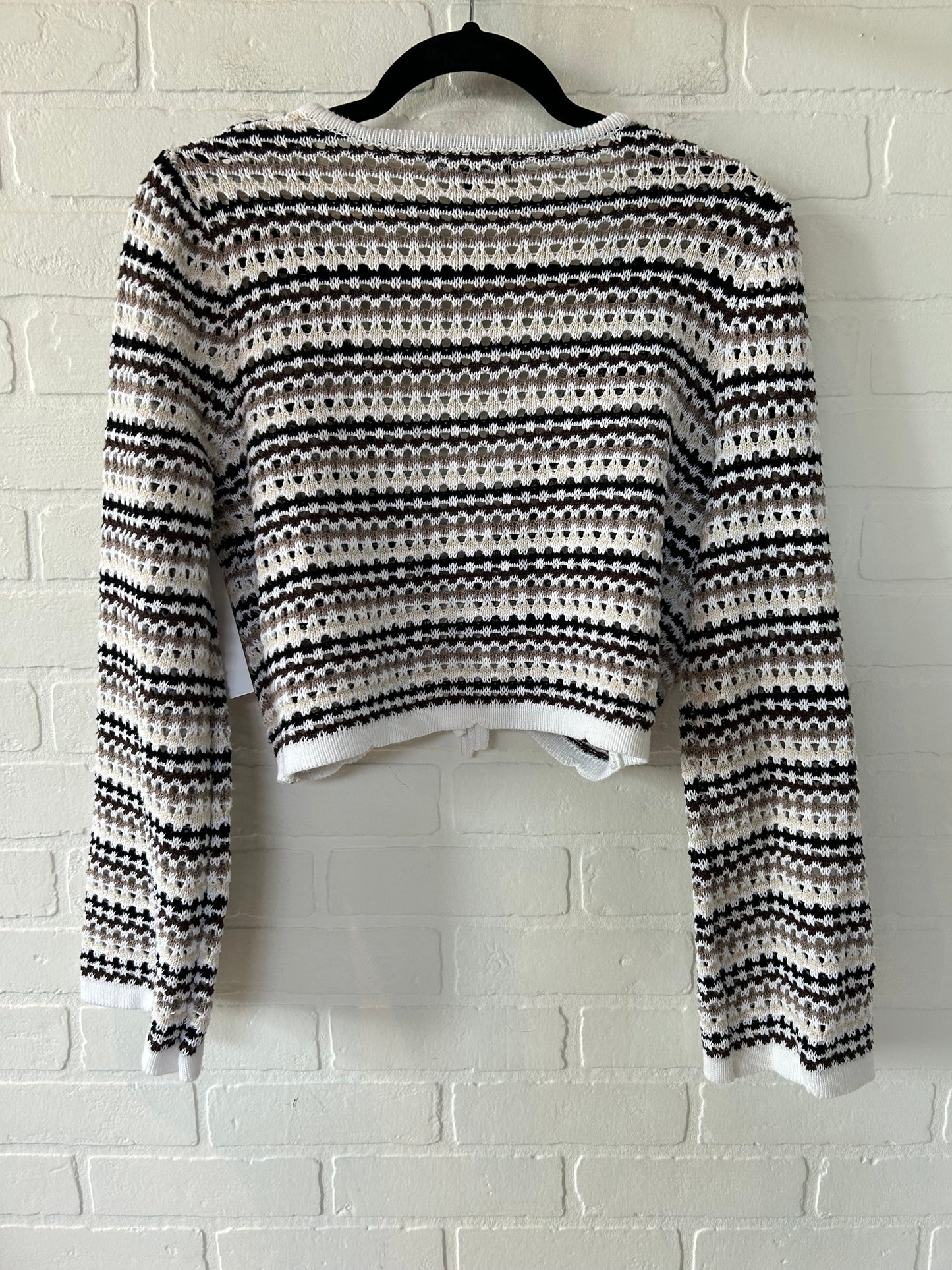 Black & White Sweater Cardigan Emery Park, Size L