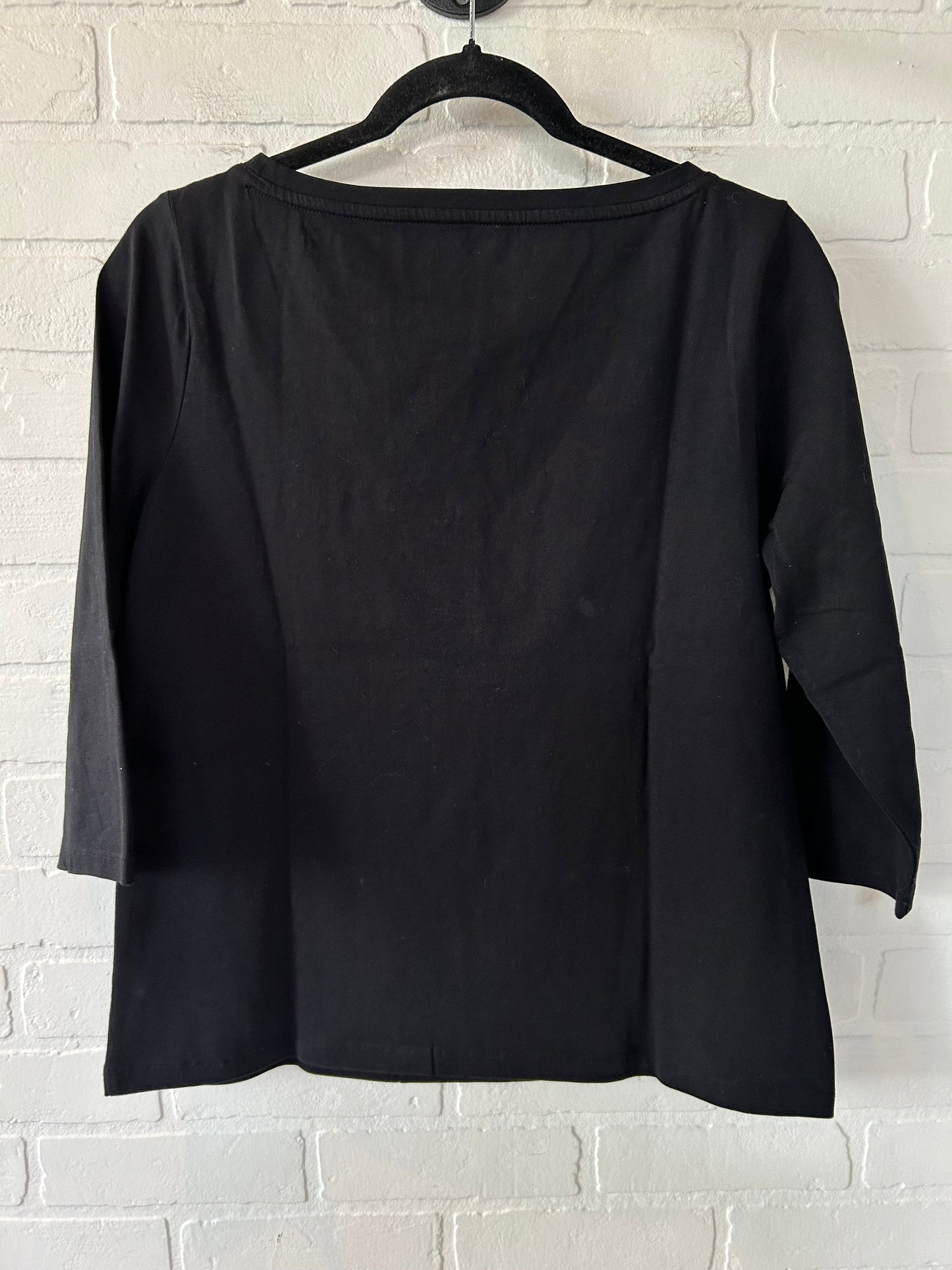 Black Top 3/4 Sleeve Basic Talbots, Size M