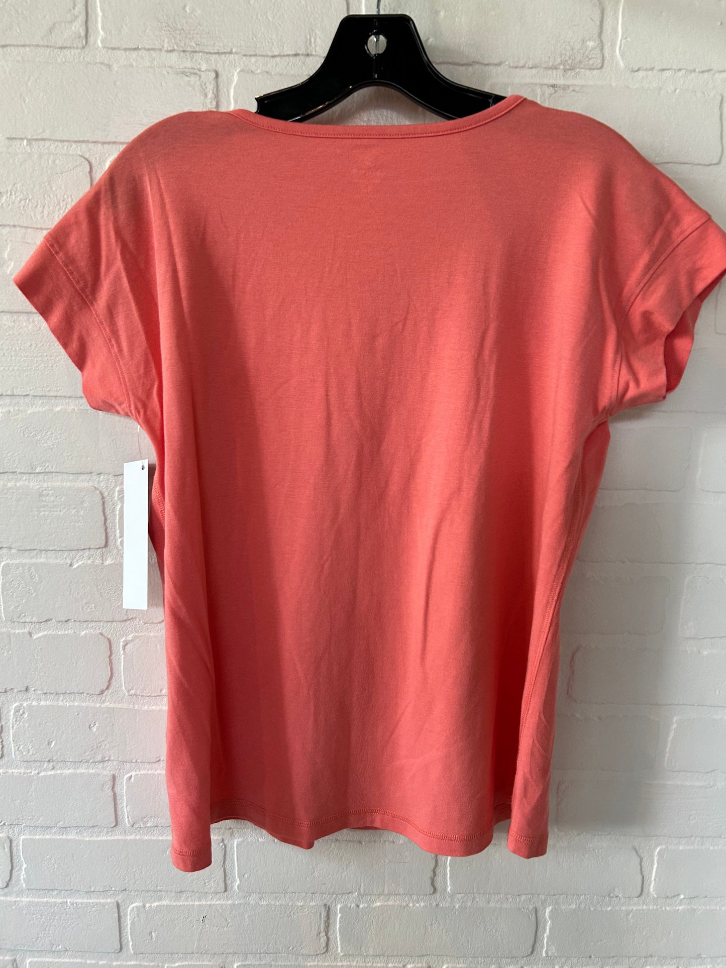 Orange Top Short Sleeve Basic Talbots, Size M