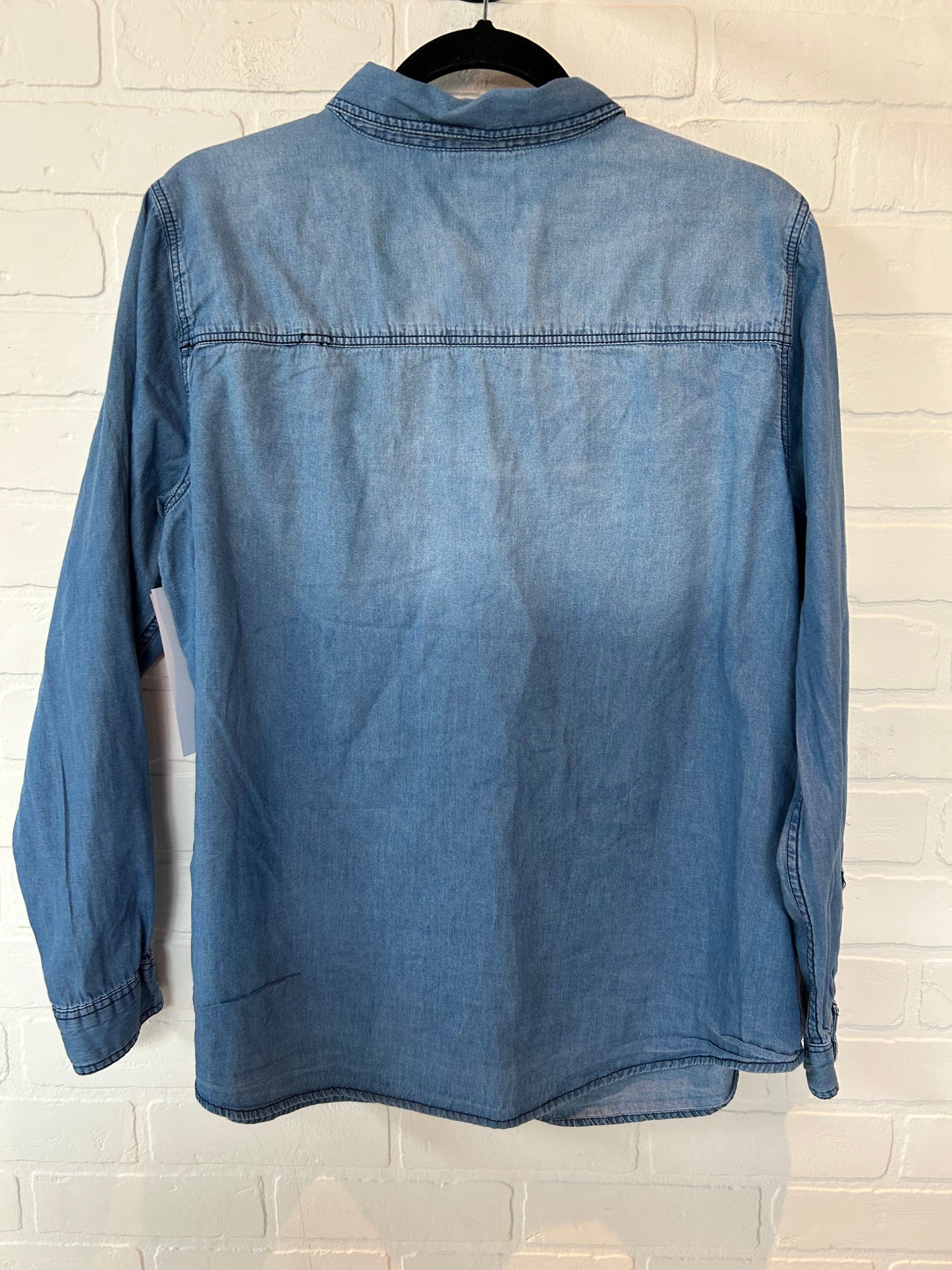 Blue Denim Top Long Sleeve Torrid, Size L