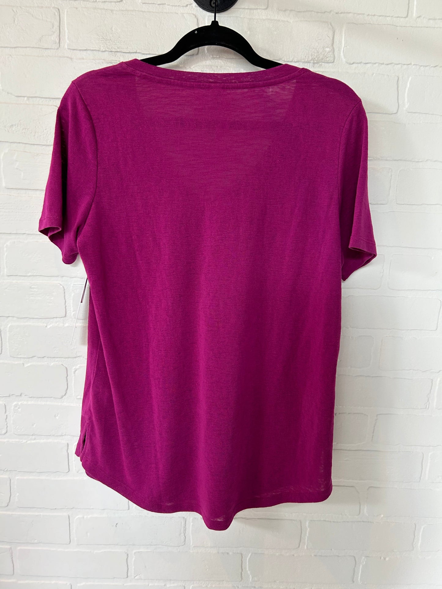 Pink Athletic Top Short Sleeve Athleta, Size M