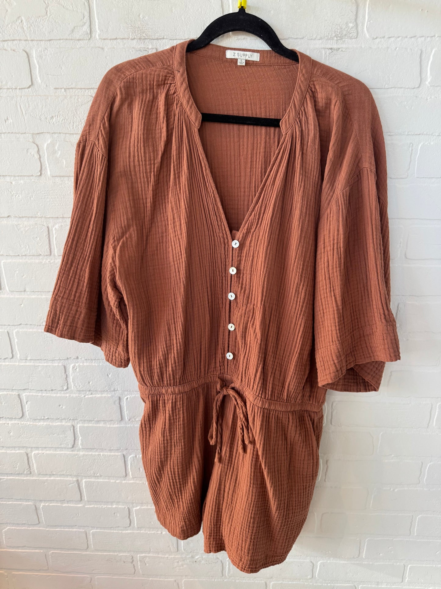 Romper By Z Supply In Orange, Size: L