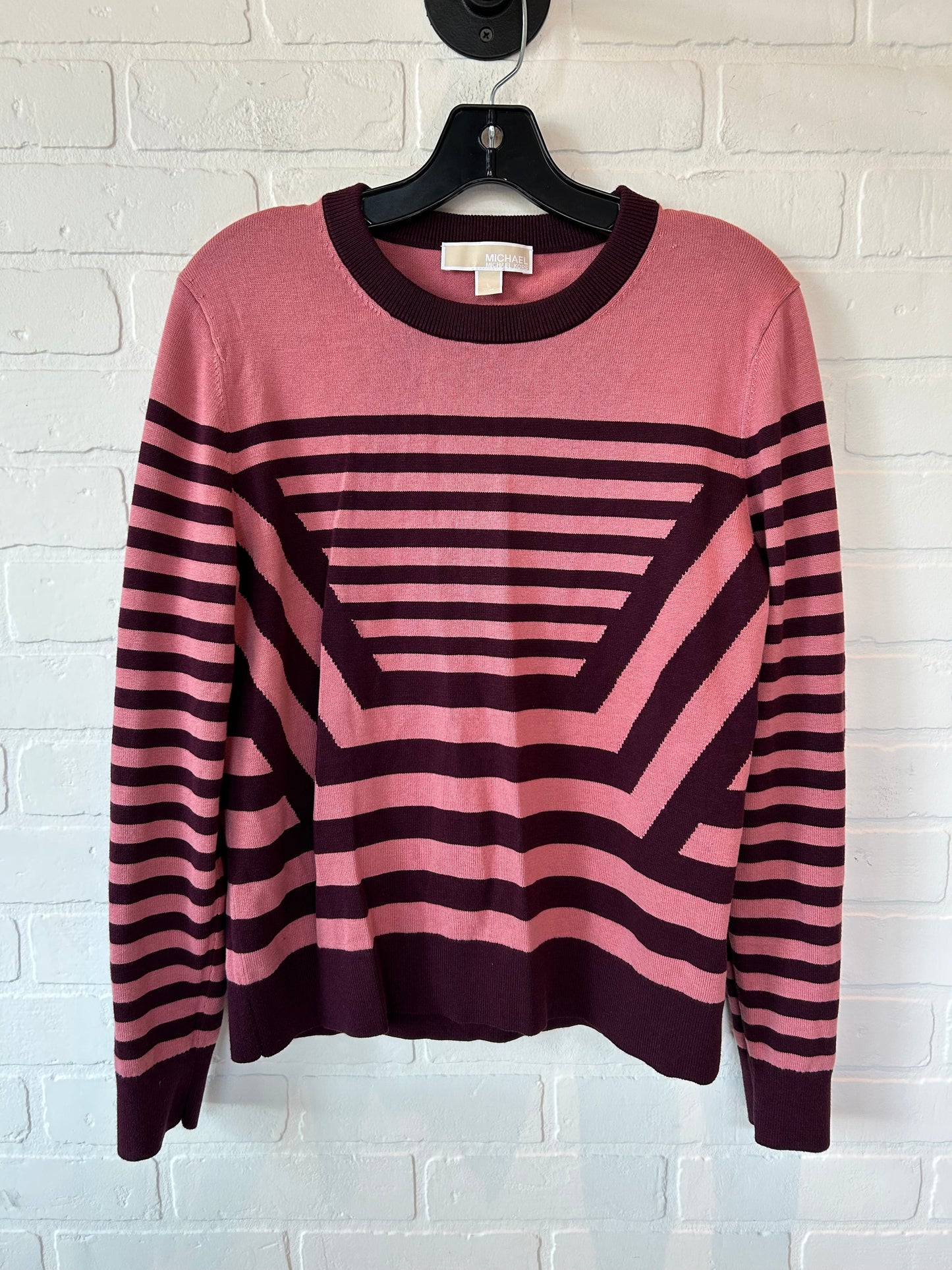 Pink & Red Sweater Michael By Michael Kors, Size L