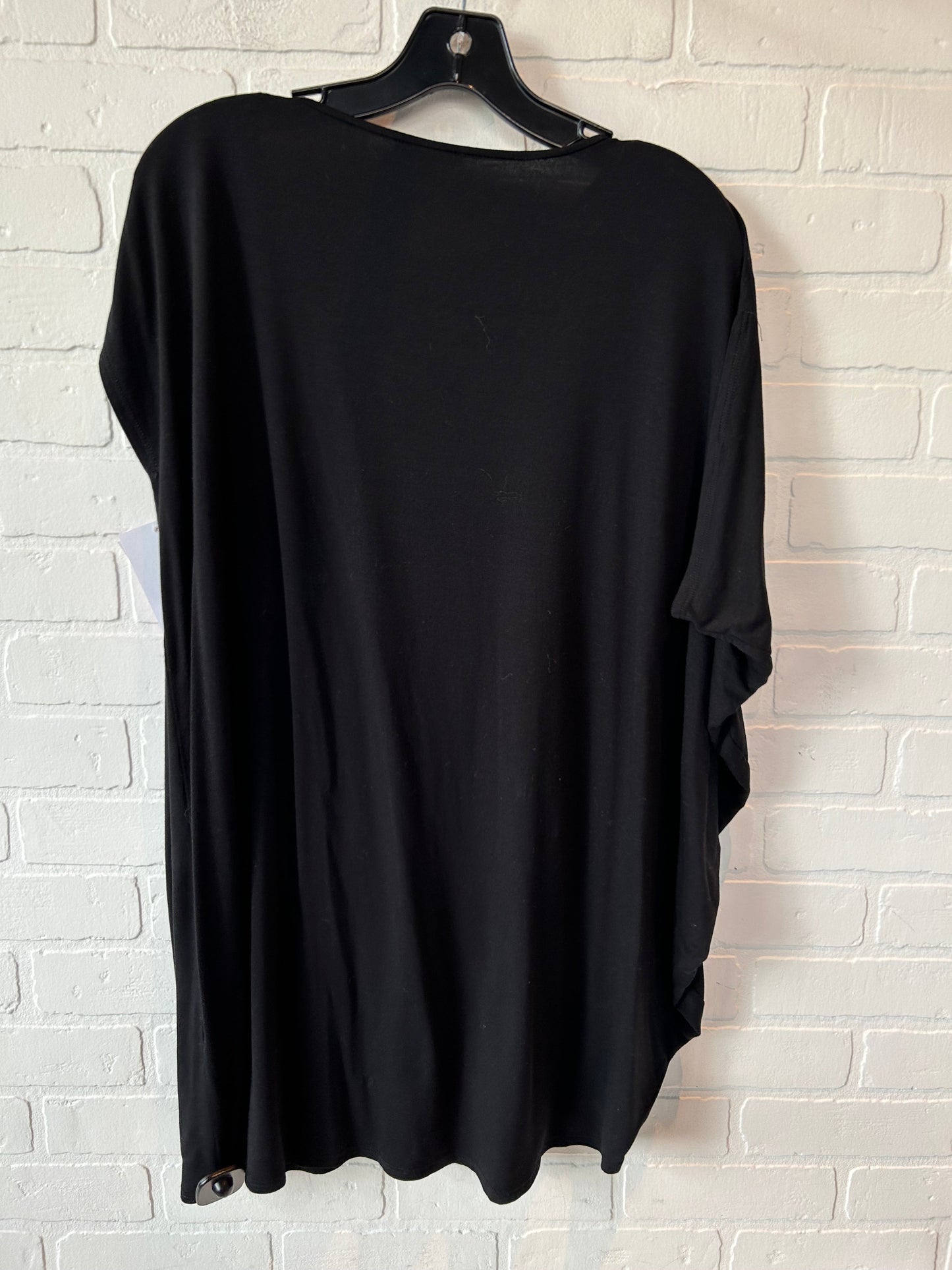 Tunic Short Sleeve By Eileen Fisher In Black, Size: M