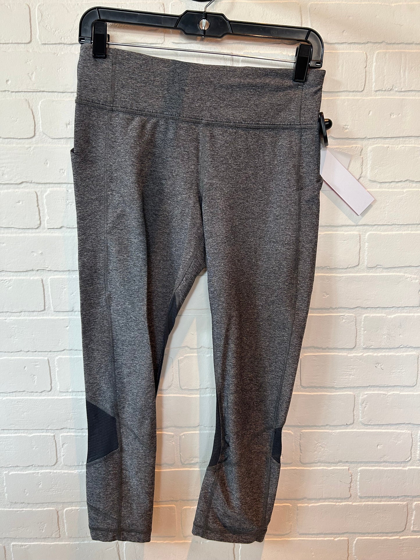 Athletic Capris By Lululemon In Grey, Size: 6