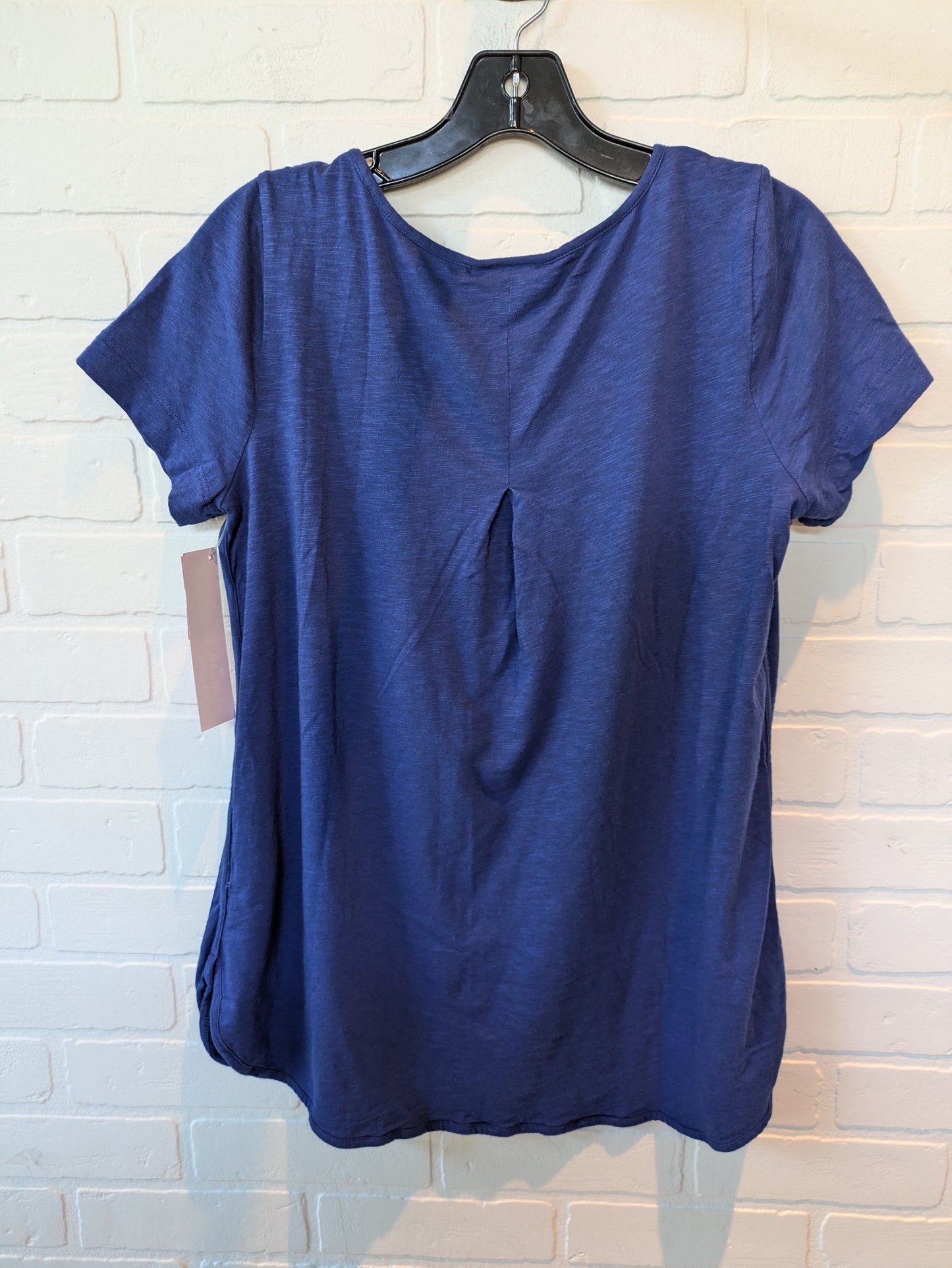 Blue Top Short Sleeve Basic J. Jill, Size S