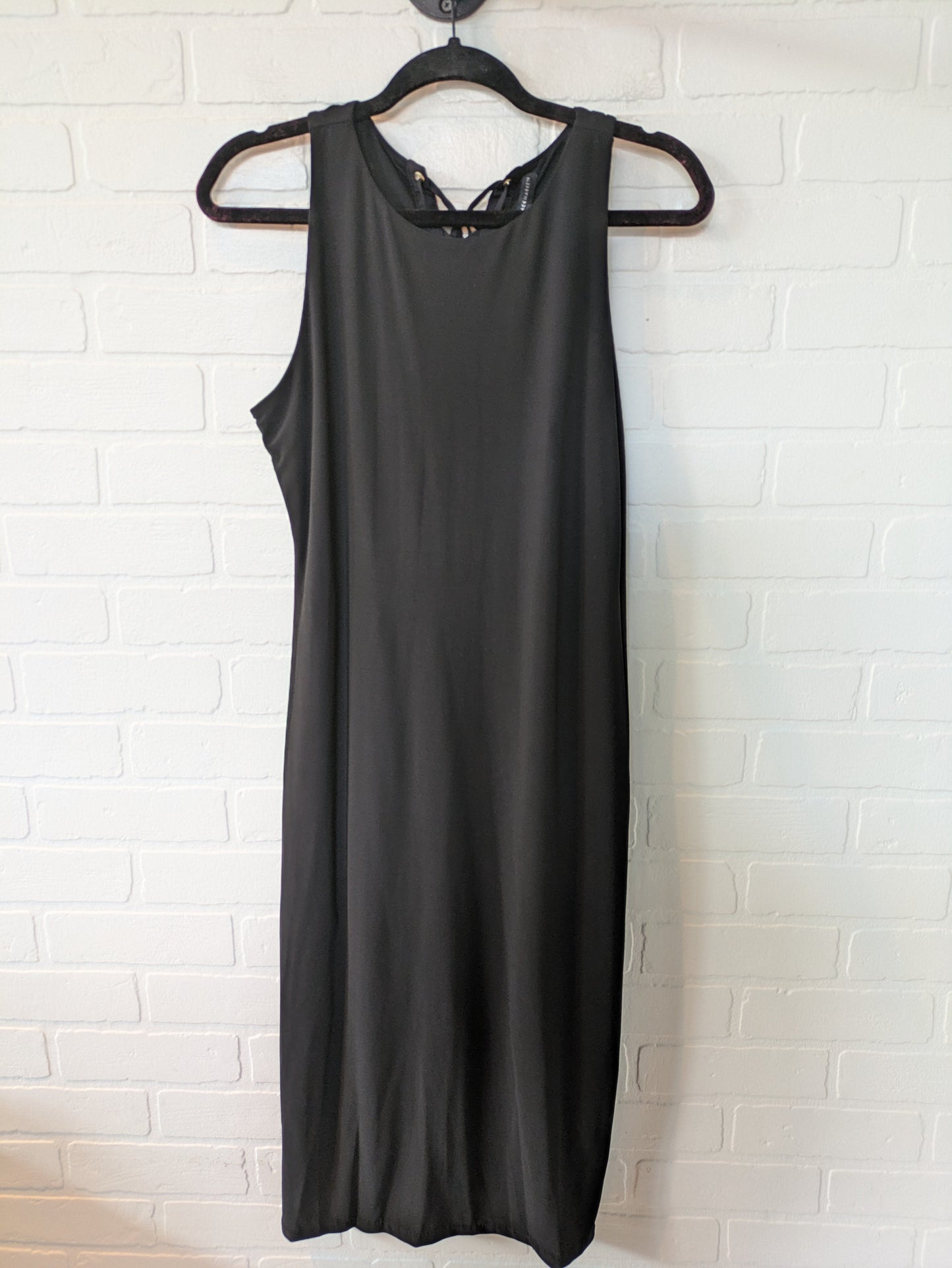 Dress Casual Midi By White House Black Market In Black, Size: M