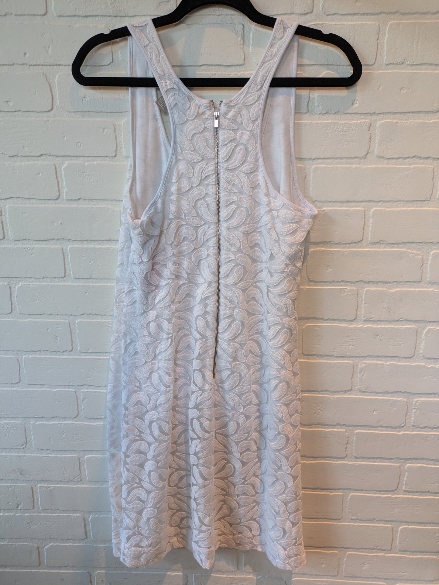 White Dress Casual Midi Banana Republic, Size S