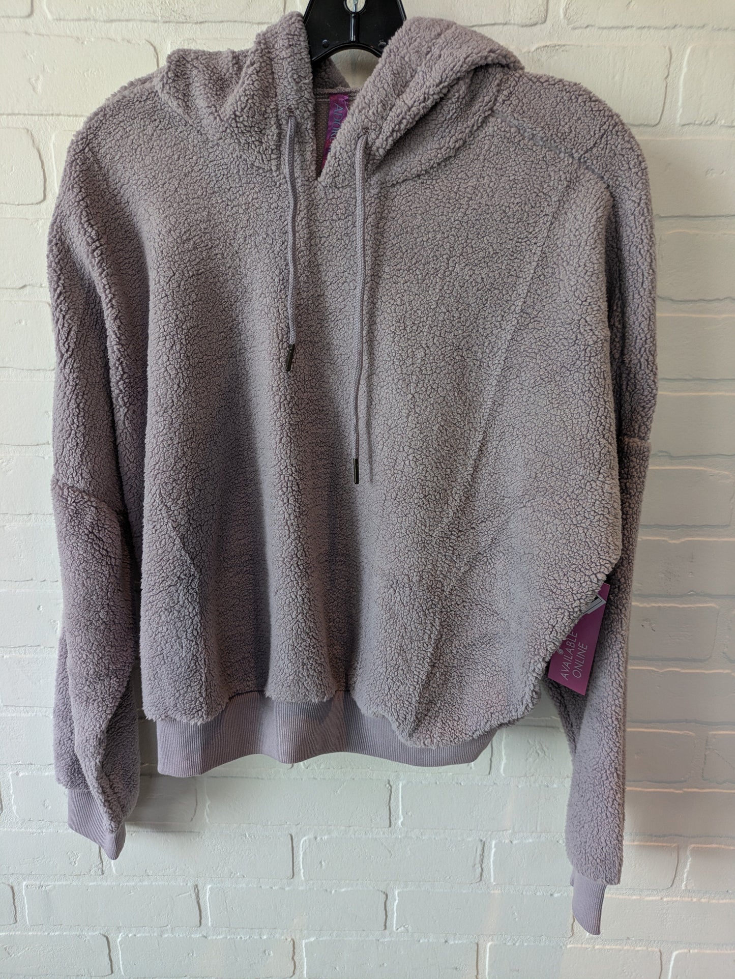 Sweatshirt Hoodie By Clothes Mentor In Purple, Size: 1x