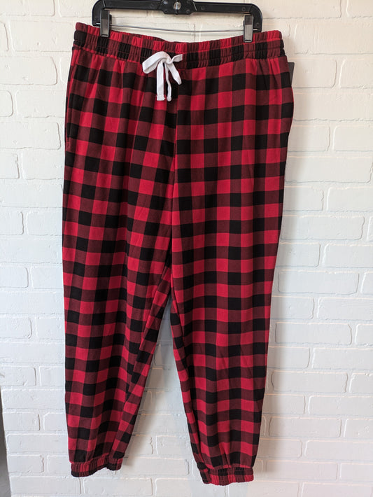 Pants Lounge By Grayson Threads In Black & Red, Size: 16