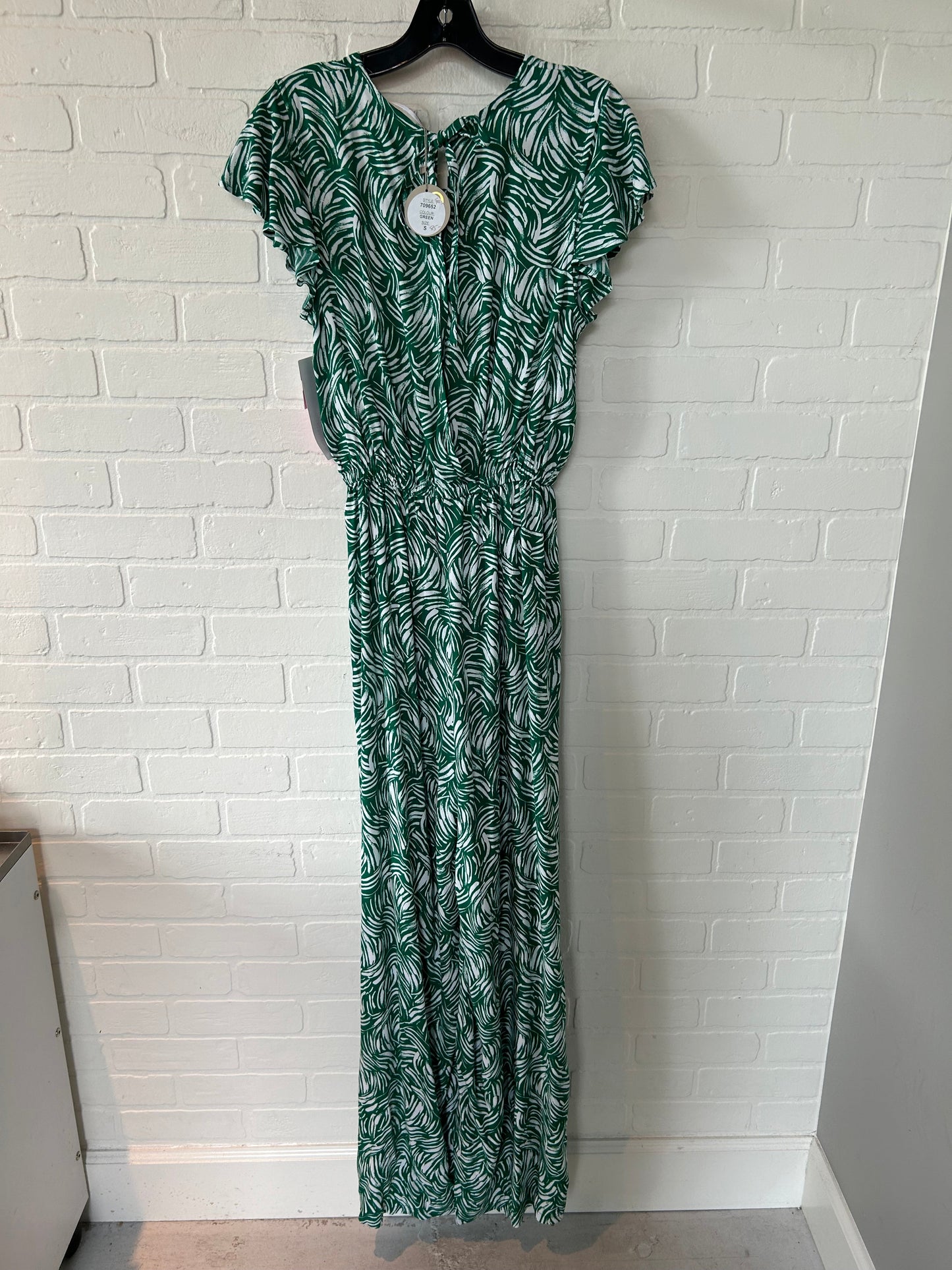 Jumpsuit APRICOT In Green & White, Size: S