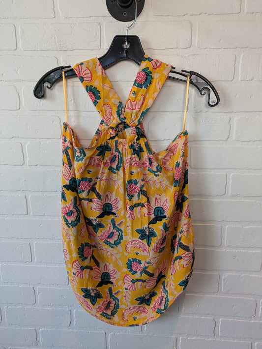 Top Sleeveless By Maeve In Yellow, Size: Xs