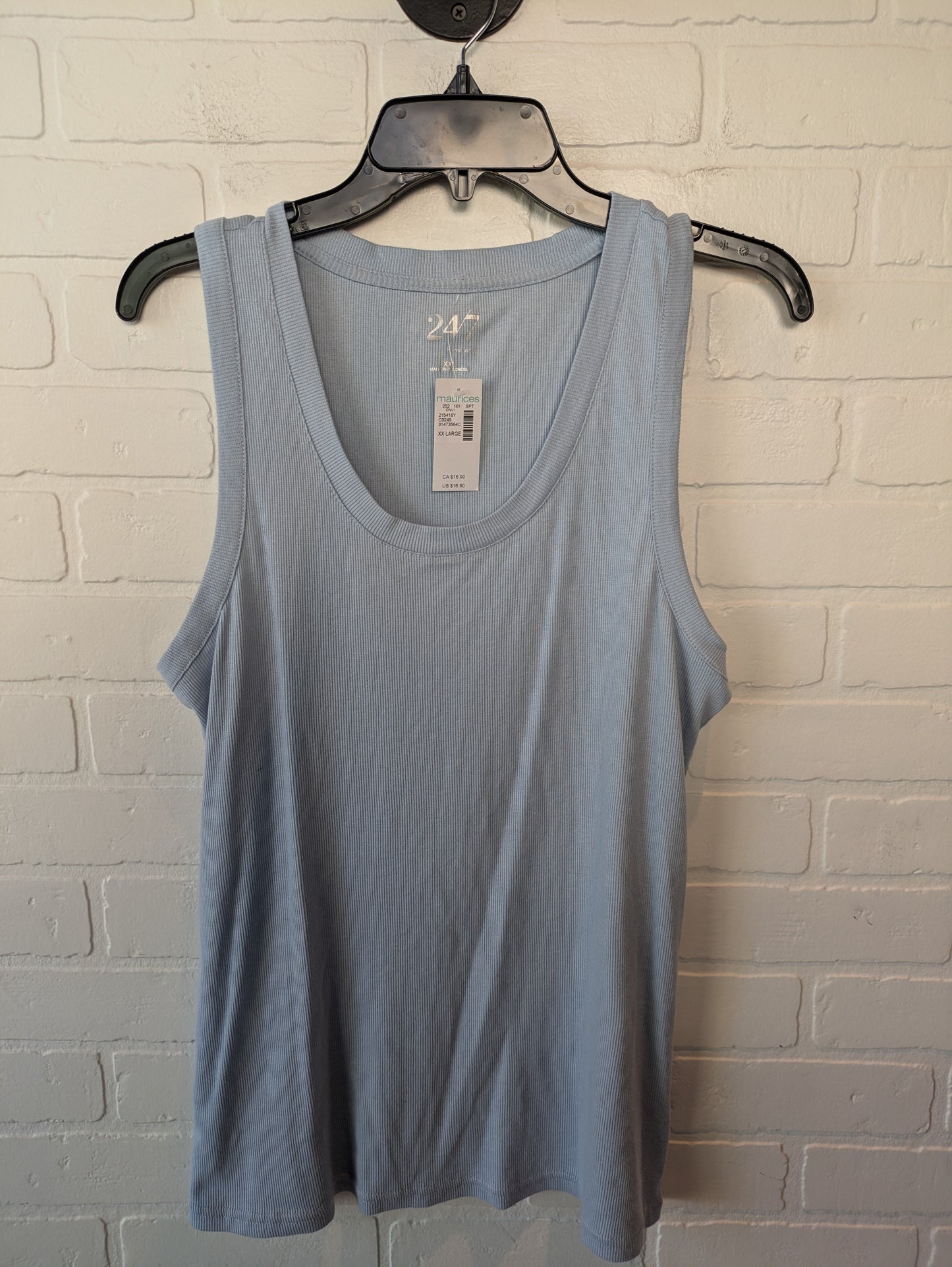 Tank Top By Maurices In Blue, Size: Xxl