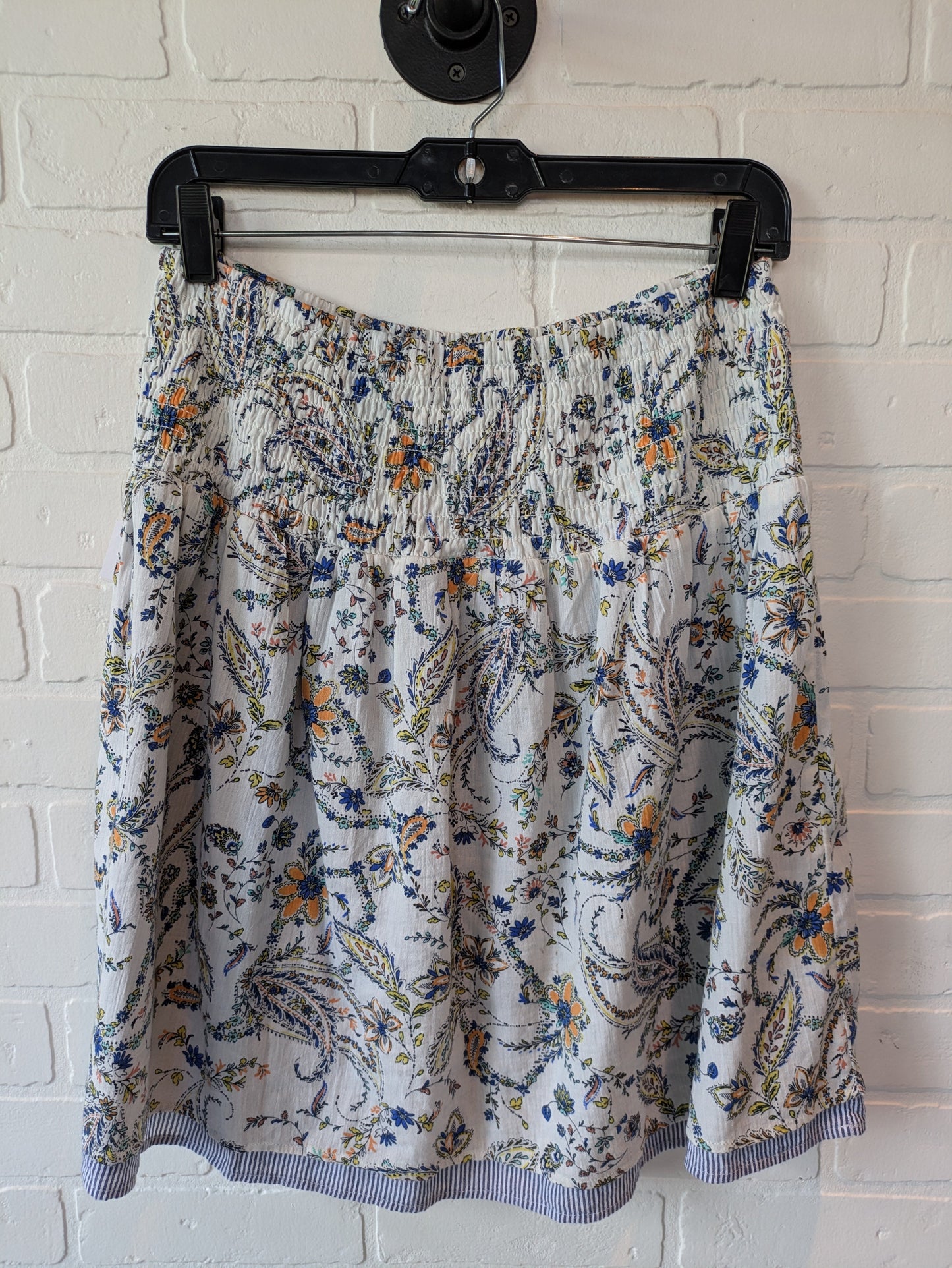 Skirt Mini & Short By J. Jill In Blue & Cream, Size: 4