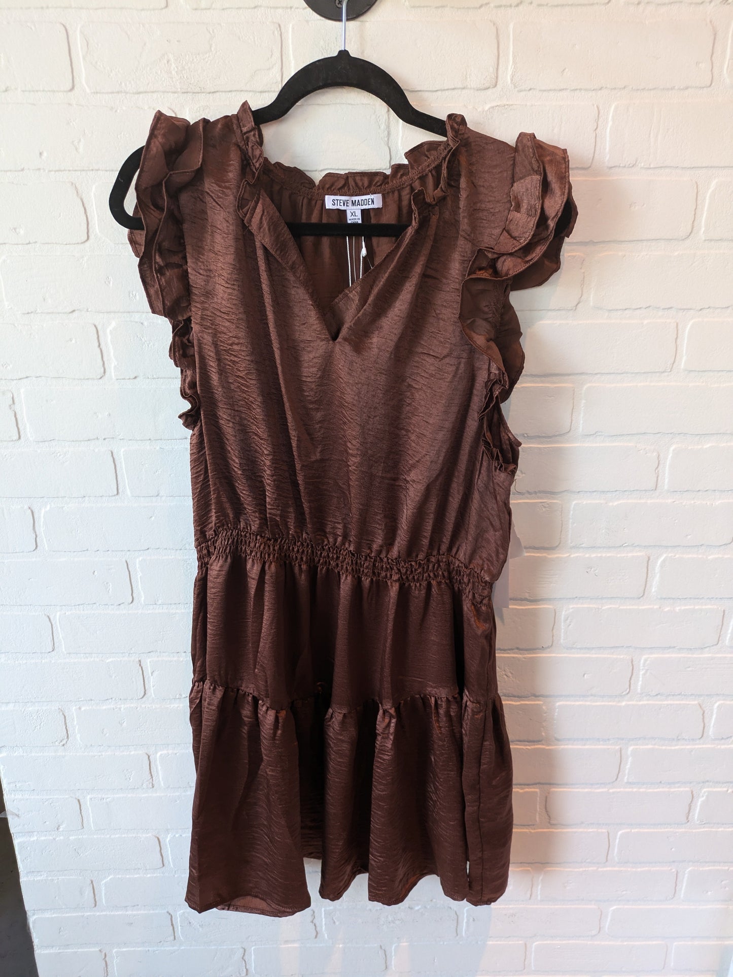 Dress Casual Short By Steve Madden In Brown, Size: Xl