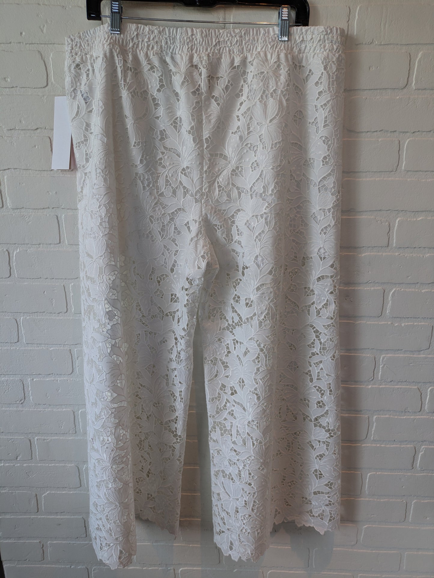 Pants Wide Leg By Johnny Was In White, Size: 16